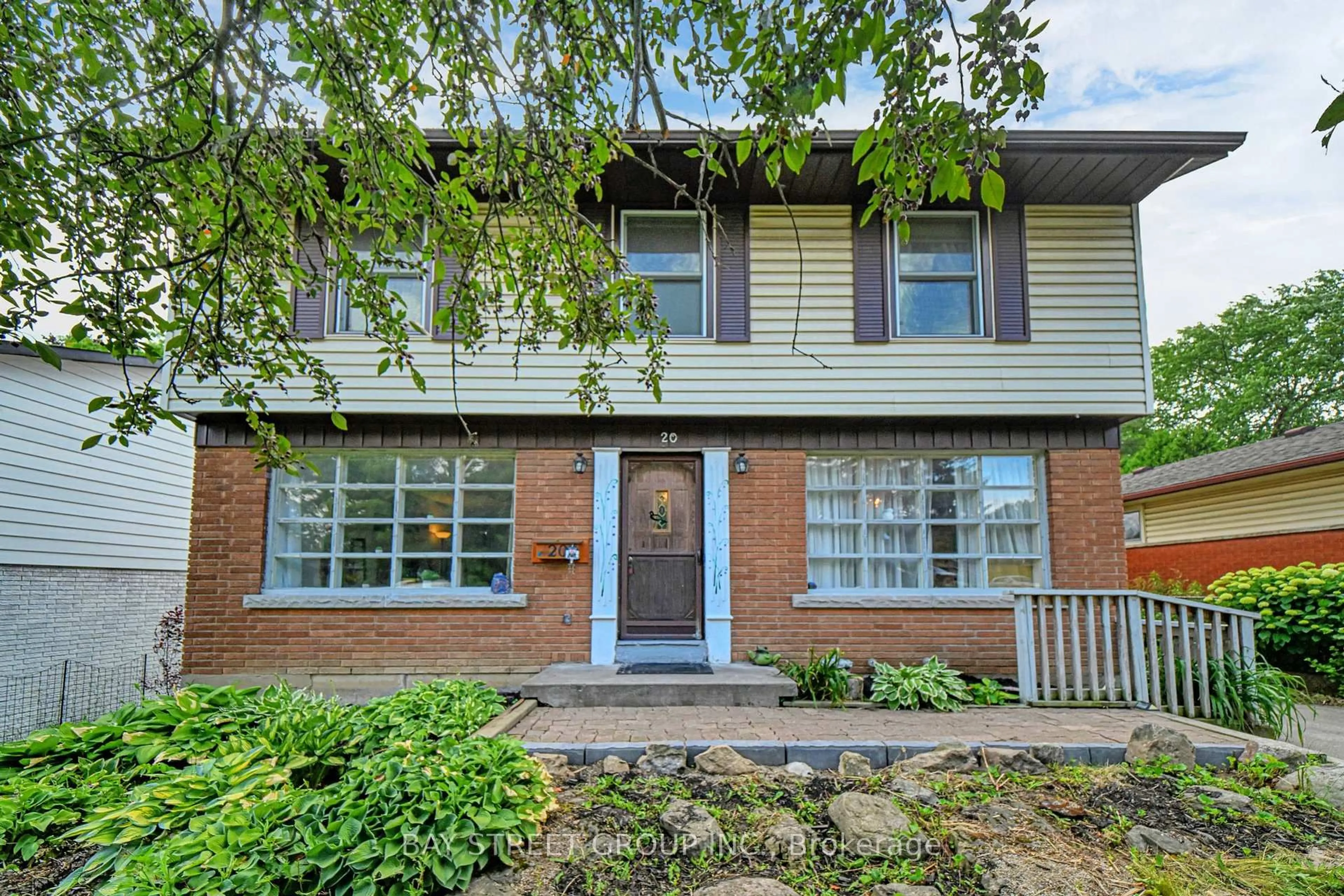 Home with brick exterior material, street for 20 Autumn Leaf Rd, Hamilton Ontario L9H 3V7