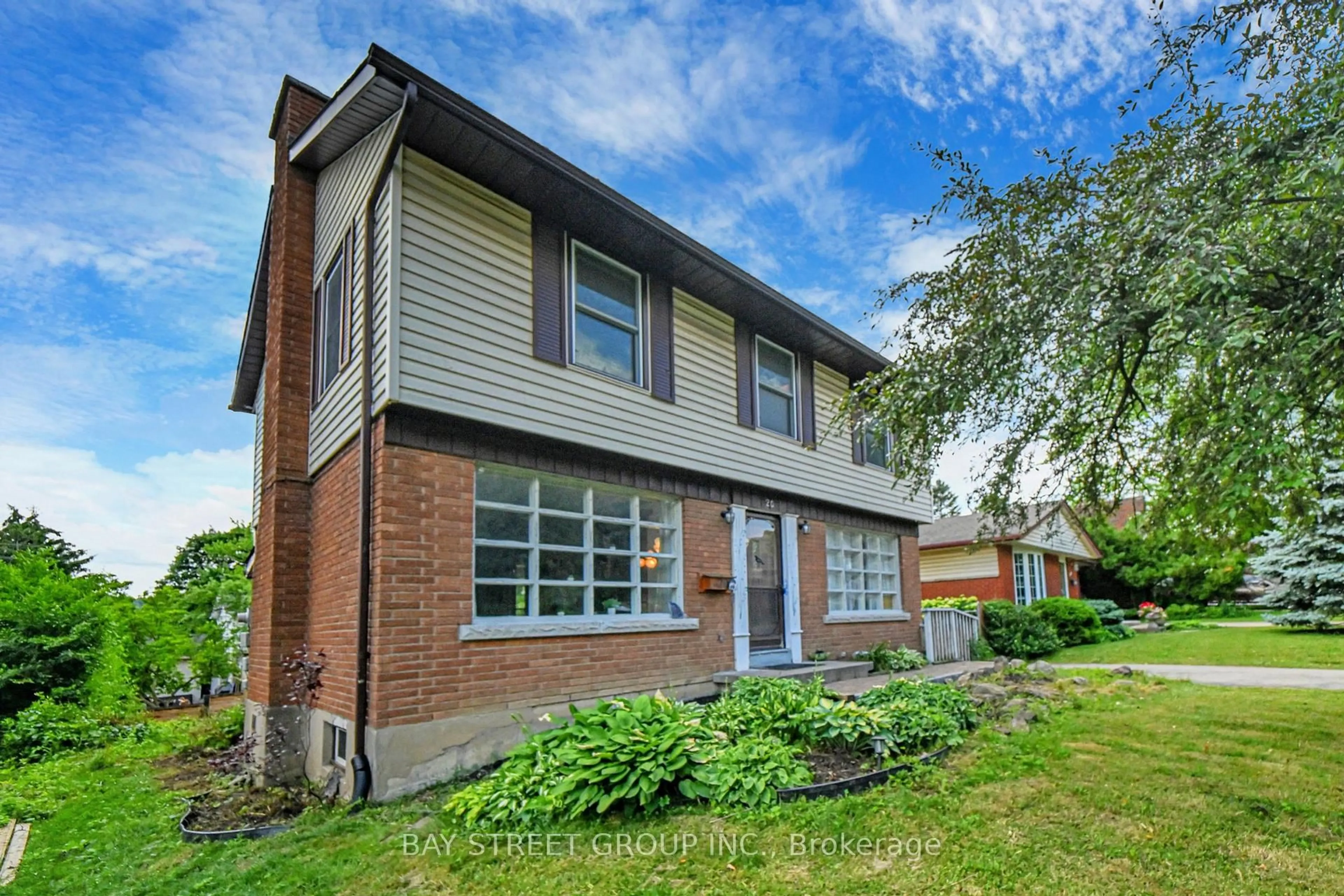 Home with brick exterior material, street for 20 Autumn Leaf Rd, Hamilton Ontario L9H 3V7