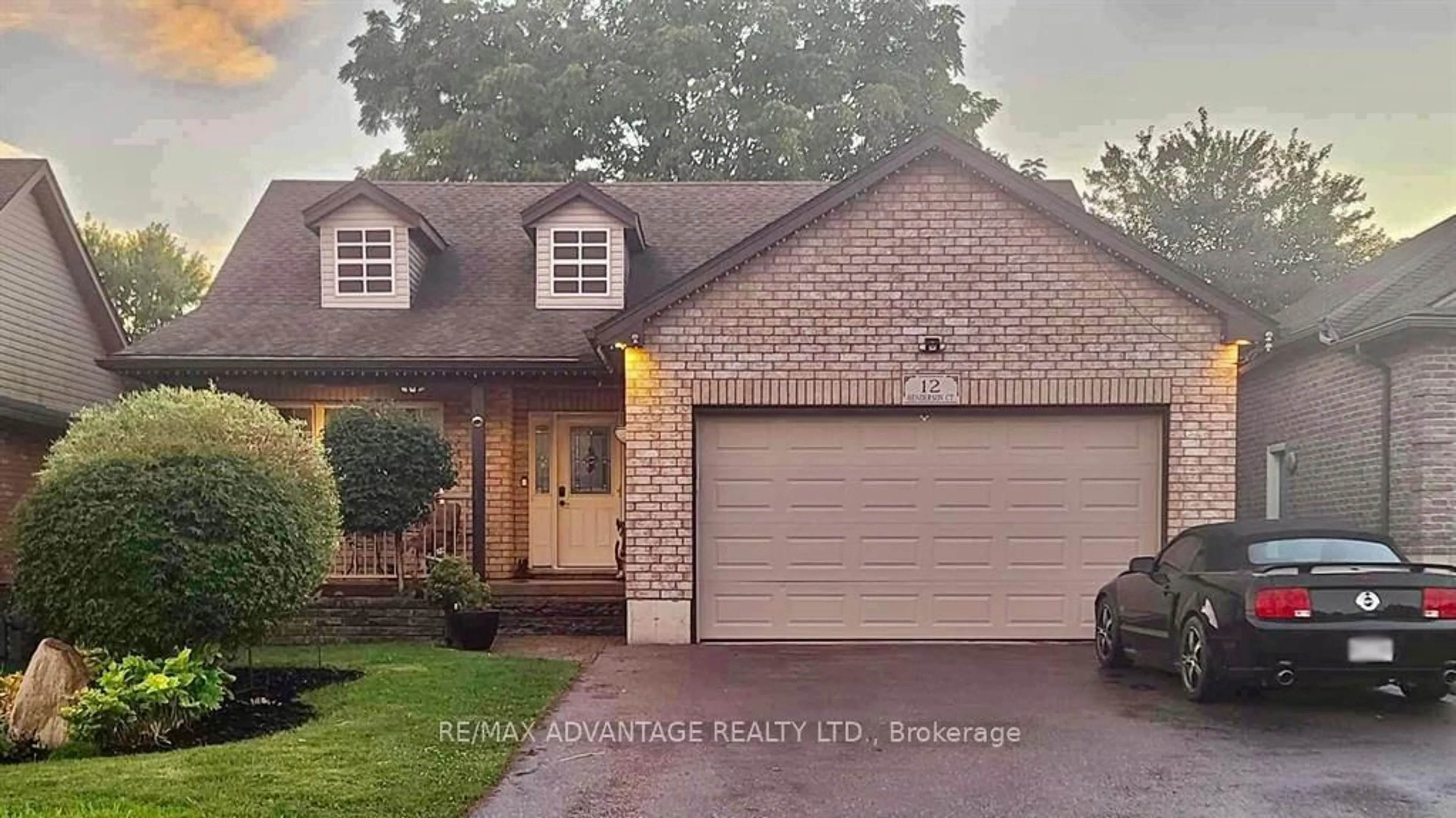 Home with brick exterior material, street for 12 Henderson Crt, Ingersoll Ontario N5C 0A1
