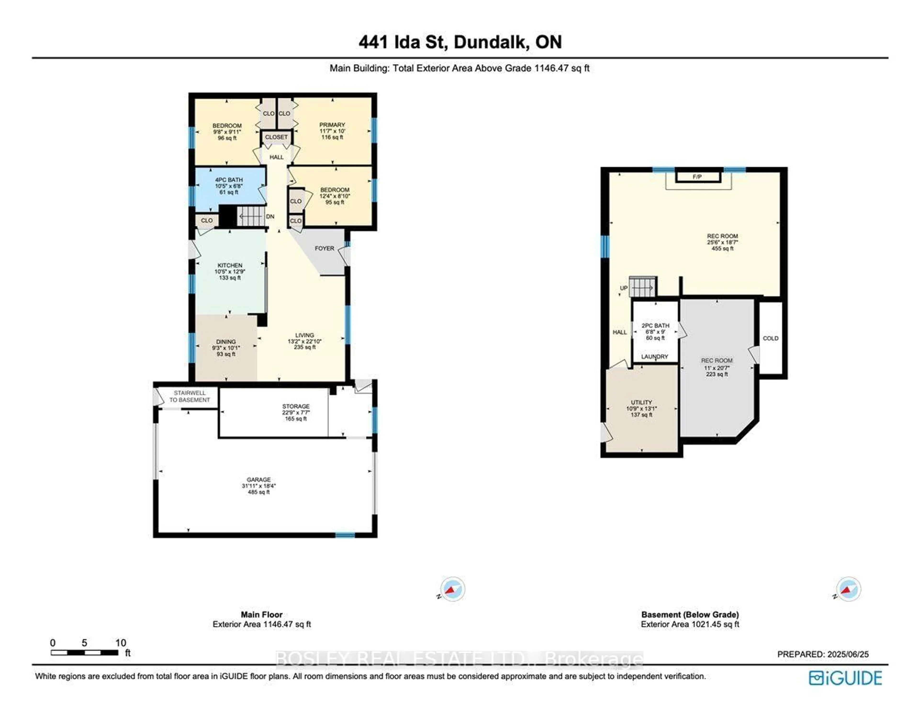 Floor plan for 441 Ida St, Southgate Ontario N0C 1B0