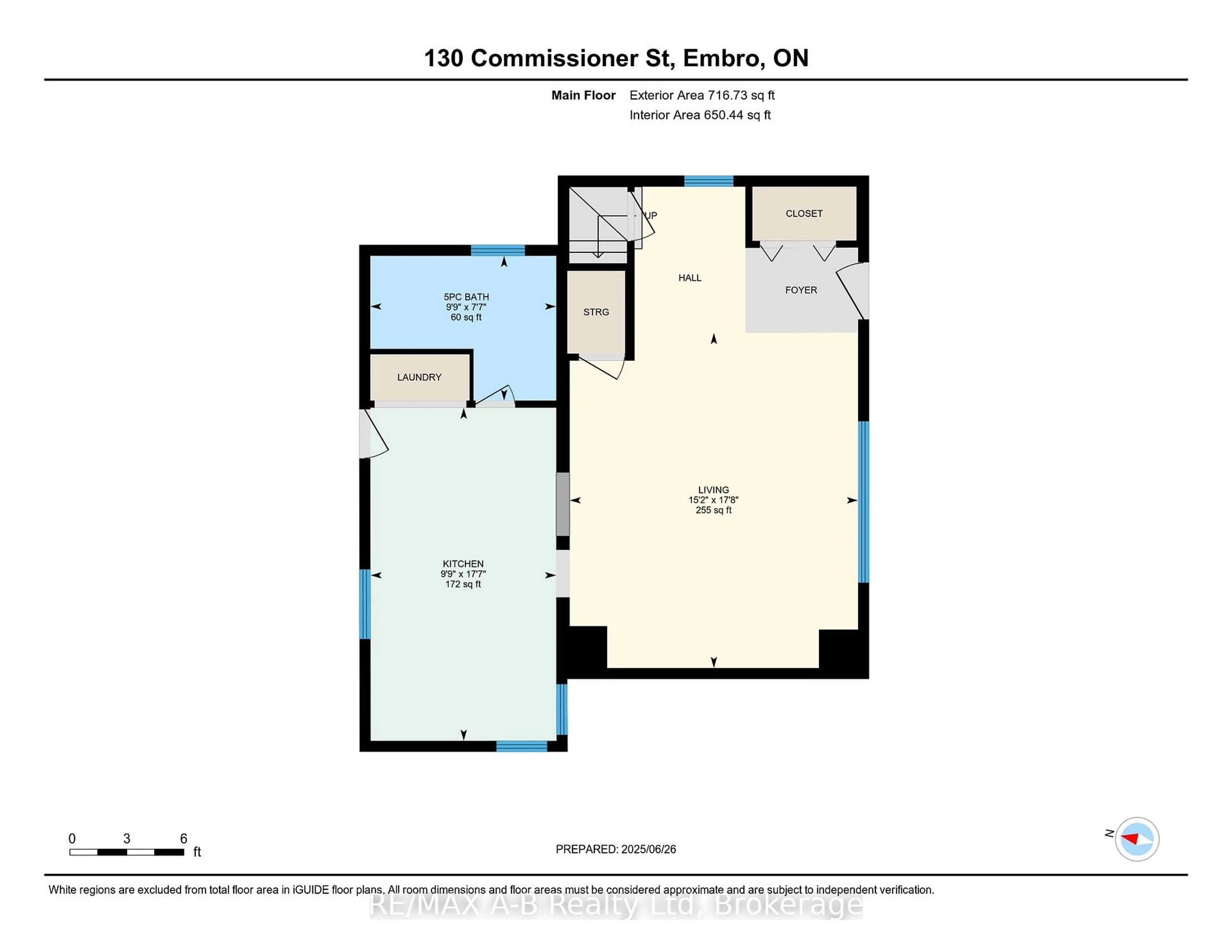 Floor plan for 130 COMMISSIONER St, Zorra Ontario N0J 1M0