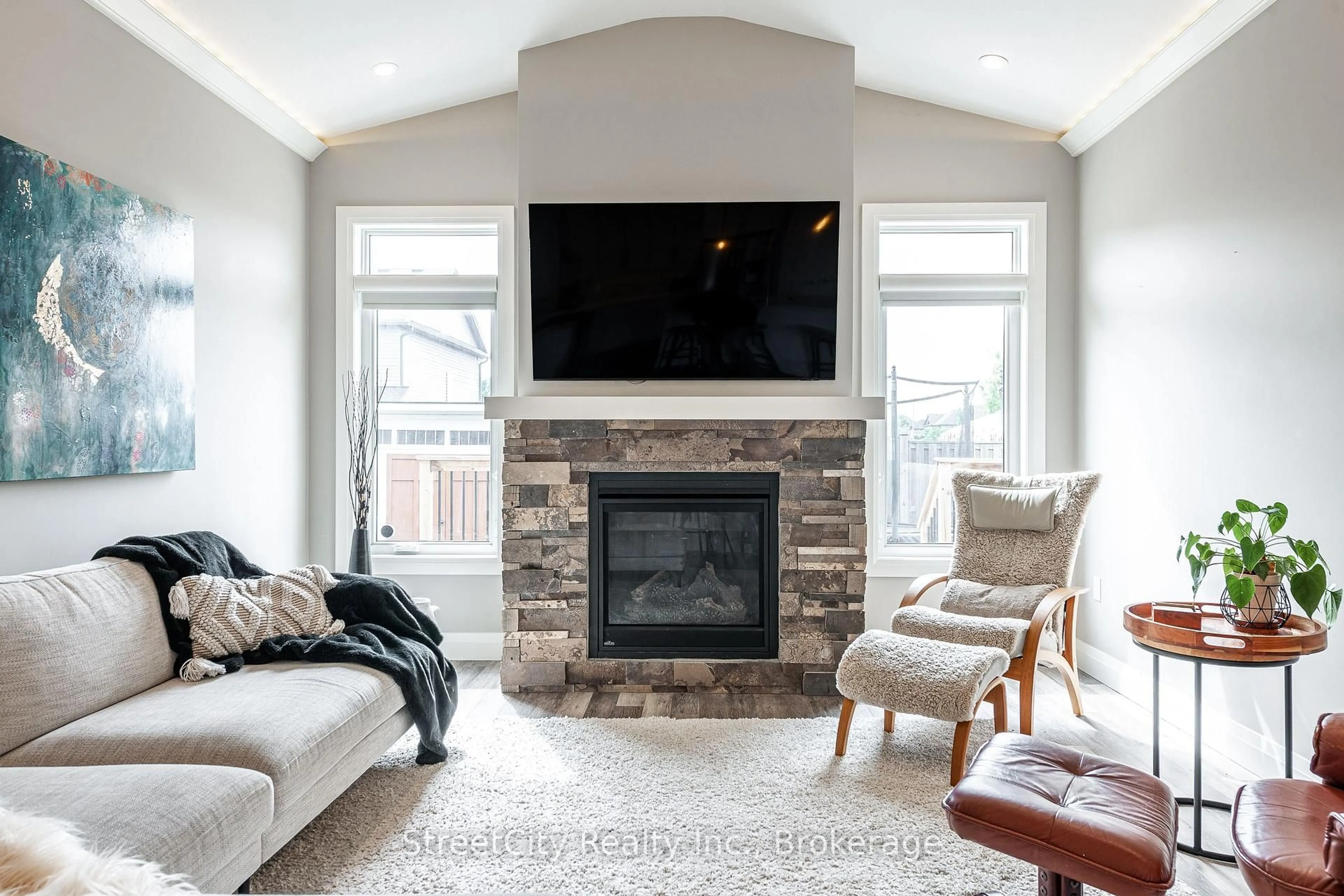 Living room with furniture, unknown for 3 Orr St, Stratford Ontario N5A 0C6
