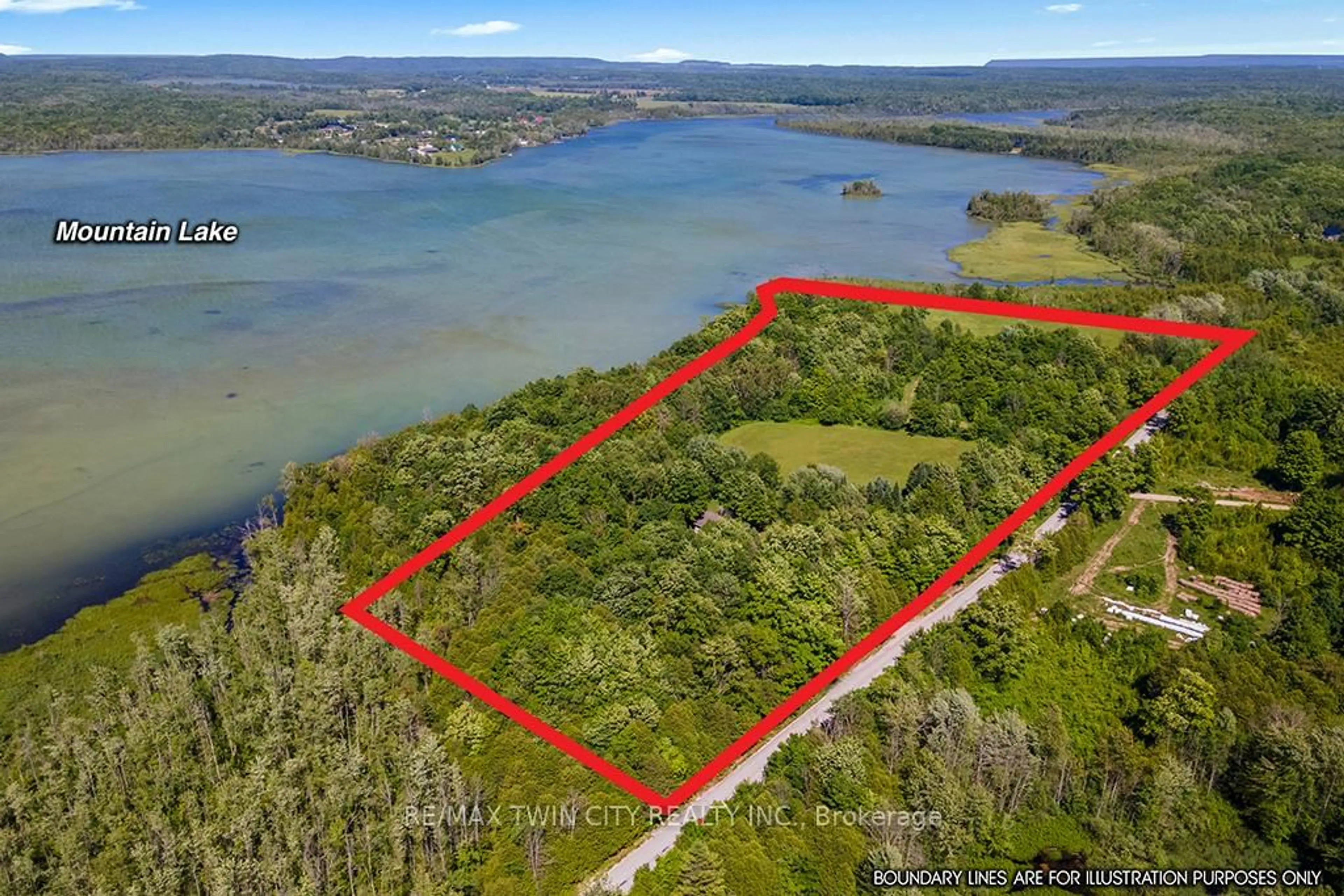 A pic from outside/outdoor area/front of a property/back of a property/a pic from drone, water/lake/river/ocean view for 382185 Concession 17 Rd, Georgian Bluffs Ontario N0H 2T0