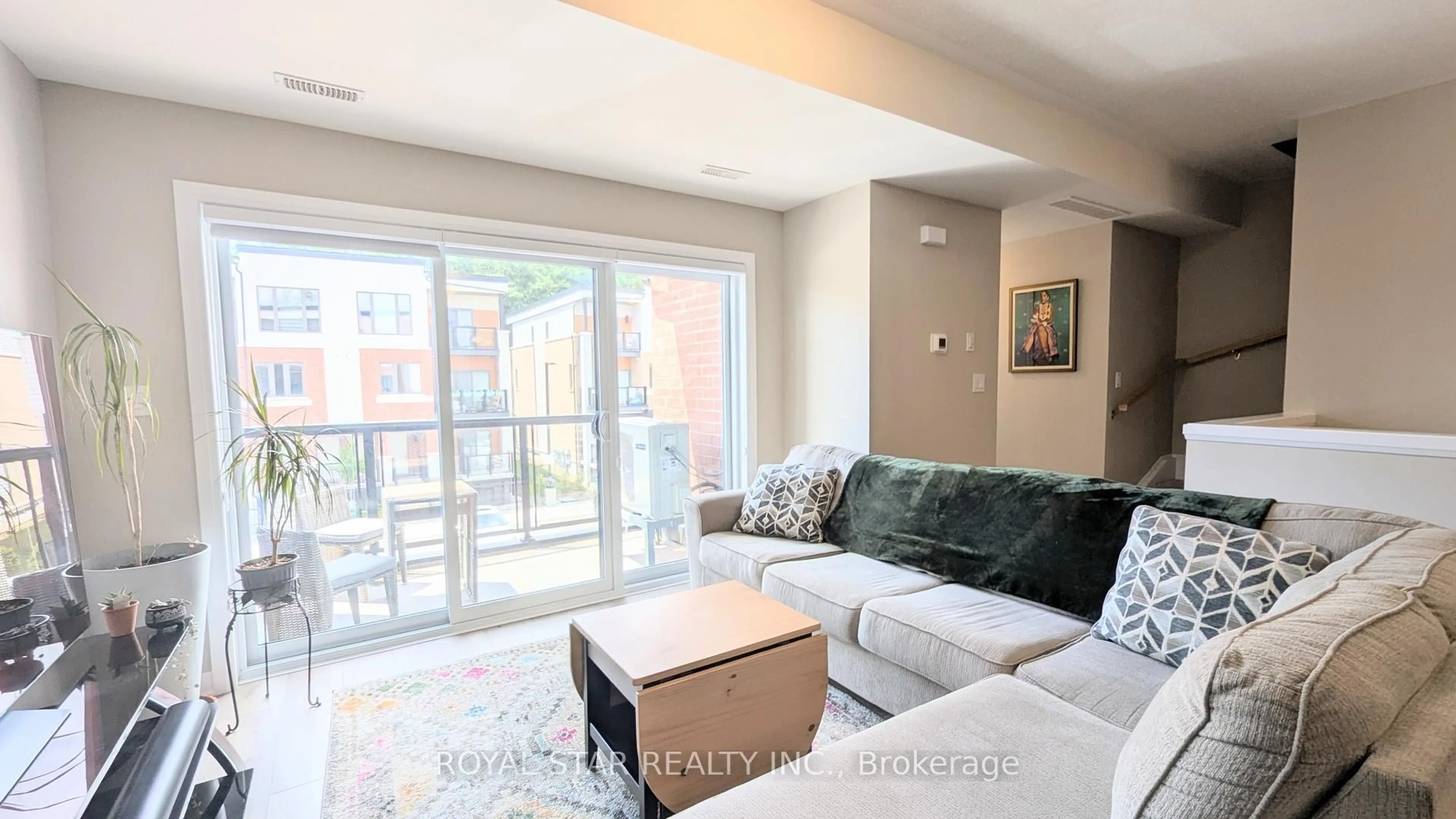 Living room with furniture, unknown for 25 Isherwood Ave #87, Cambridge Ontario N1R 0E3