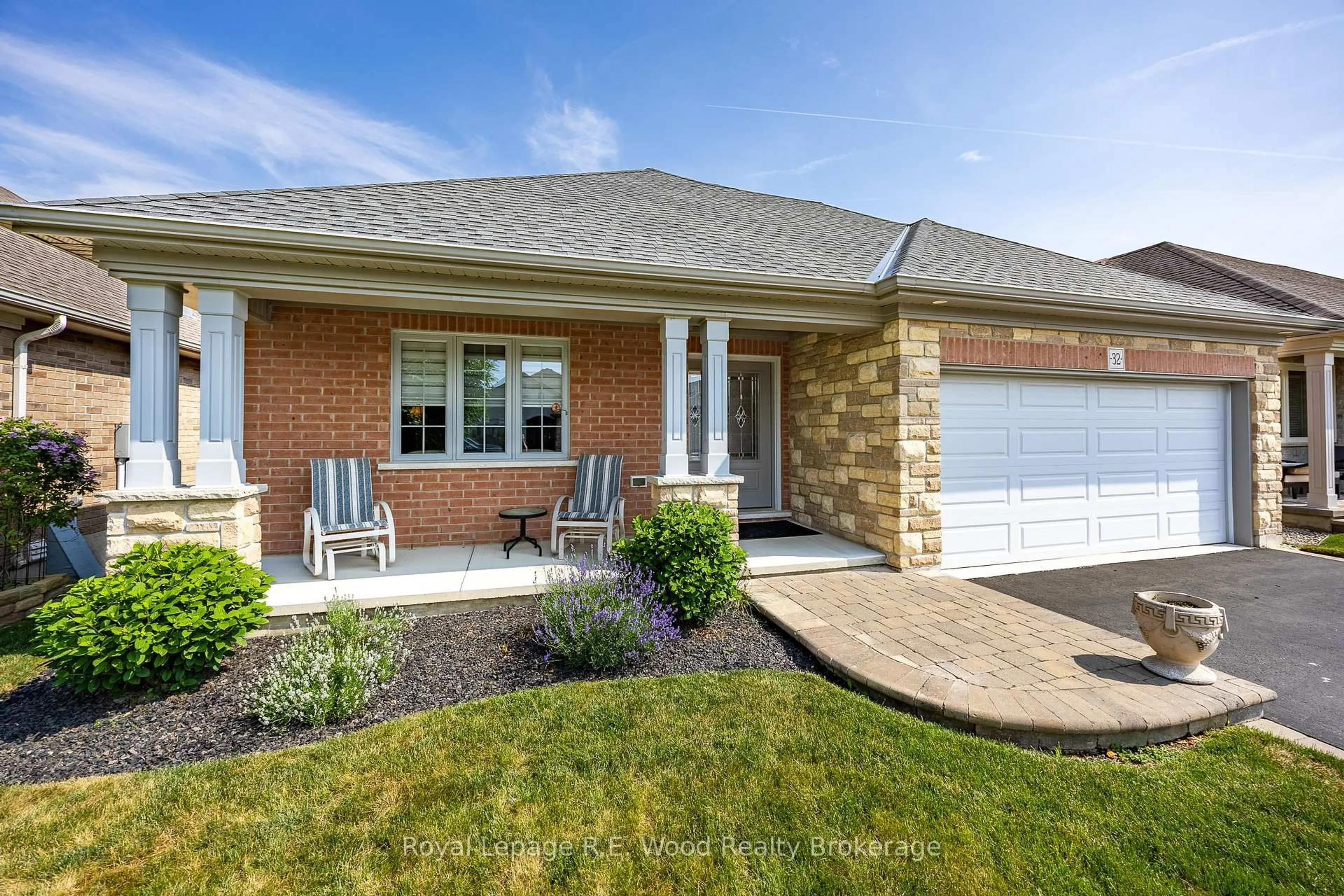 Home with brick exterior material, street for 32 Esseltine Dr, Tillsonburg Ontario N4G 0C3