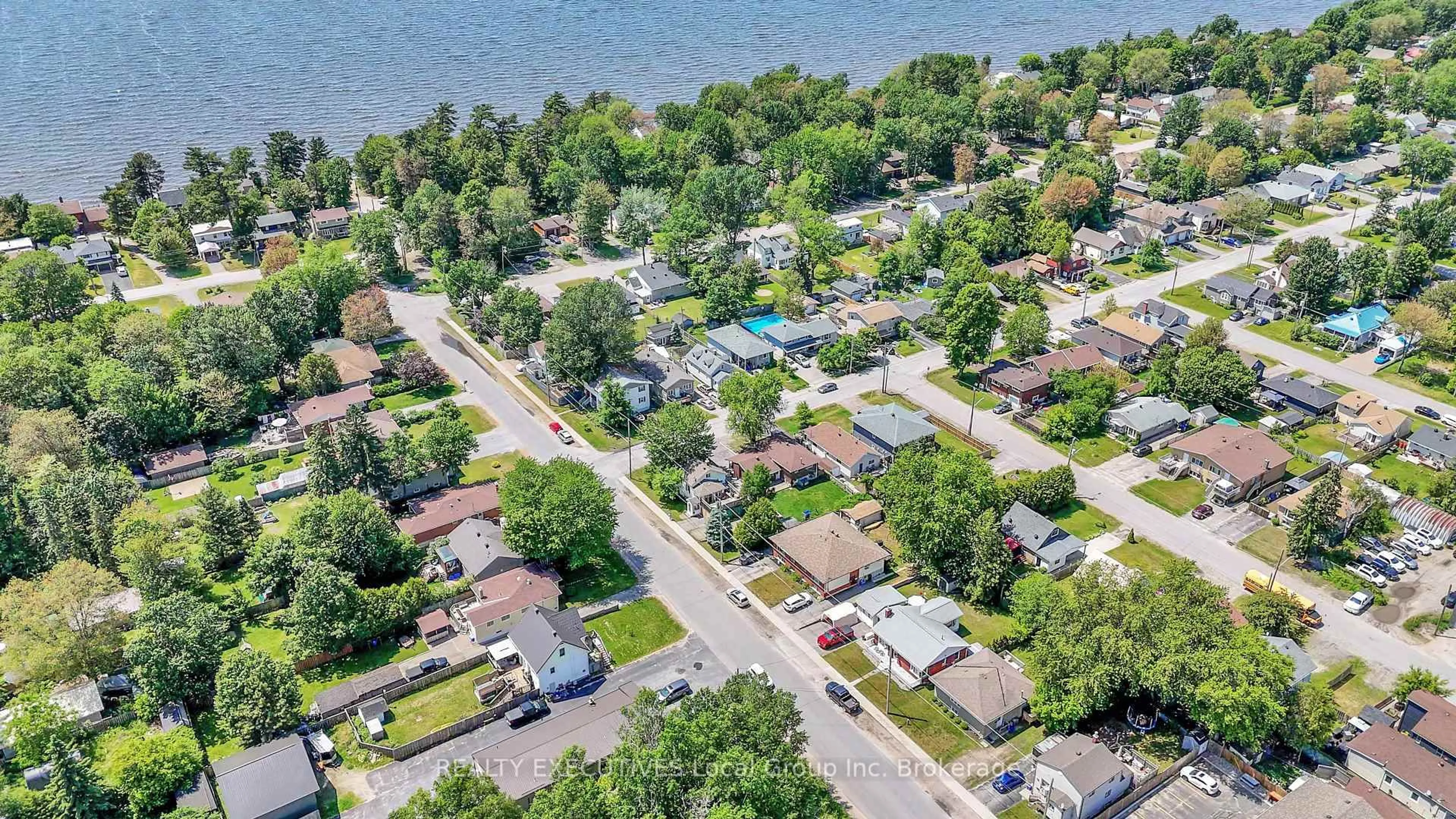 A pic from outside/outdoor area/front of a property/back of a property/a pic from drone, water/lake/river/ocean view for 11 Gertrude St, North Bay Ontario P1A 1J2