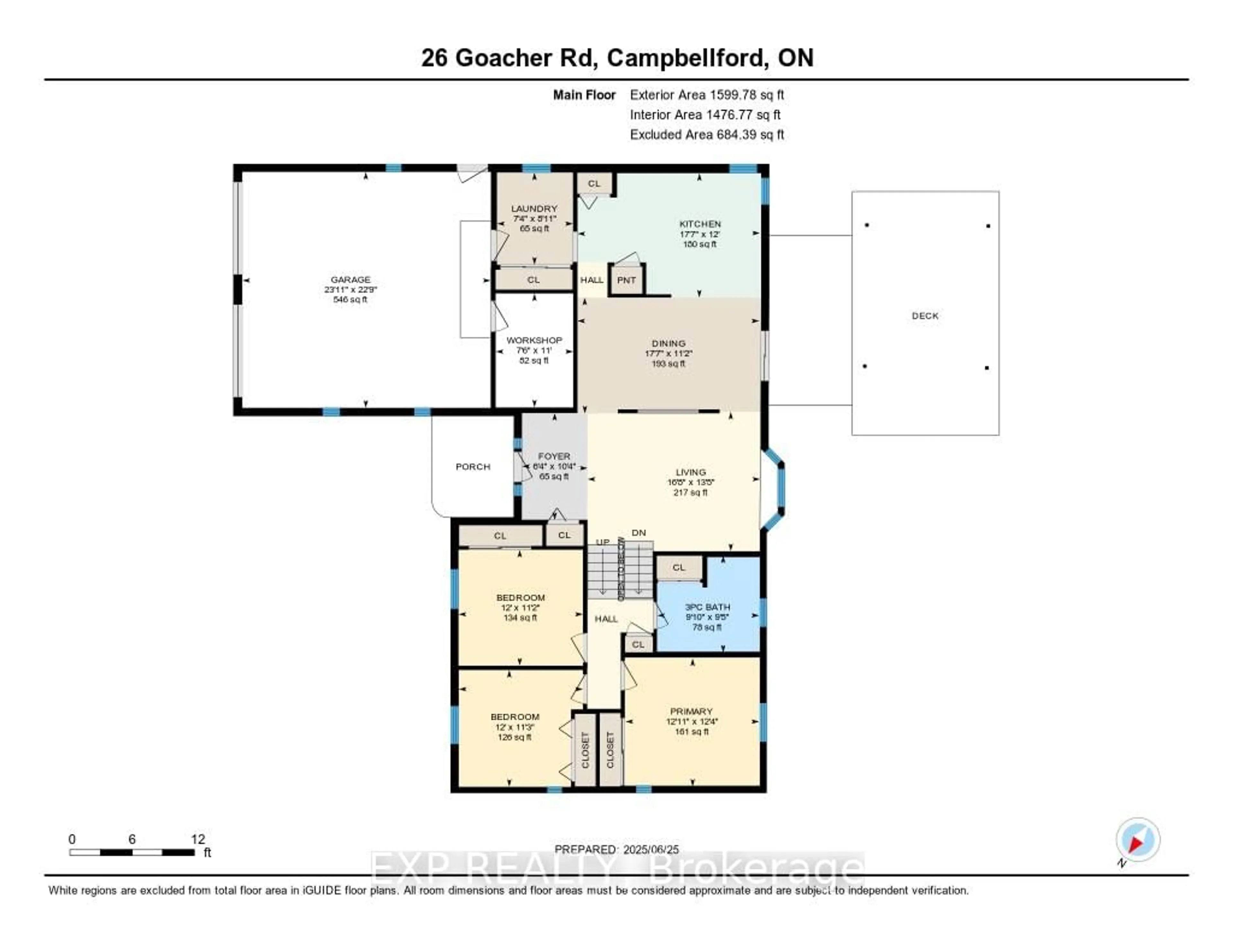 Floor plan for 26 Goacher Rd, Trent Hills Ontario K0K 1L0