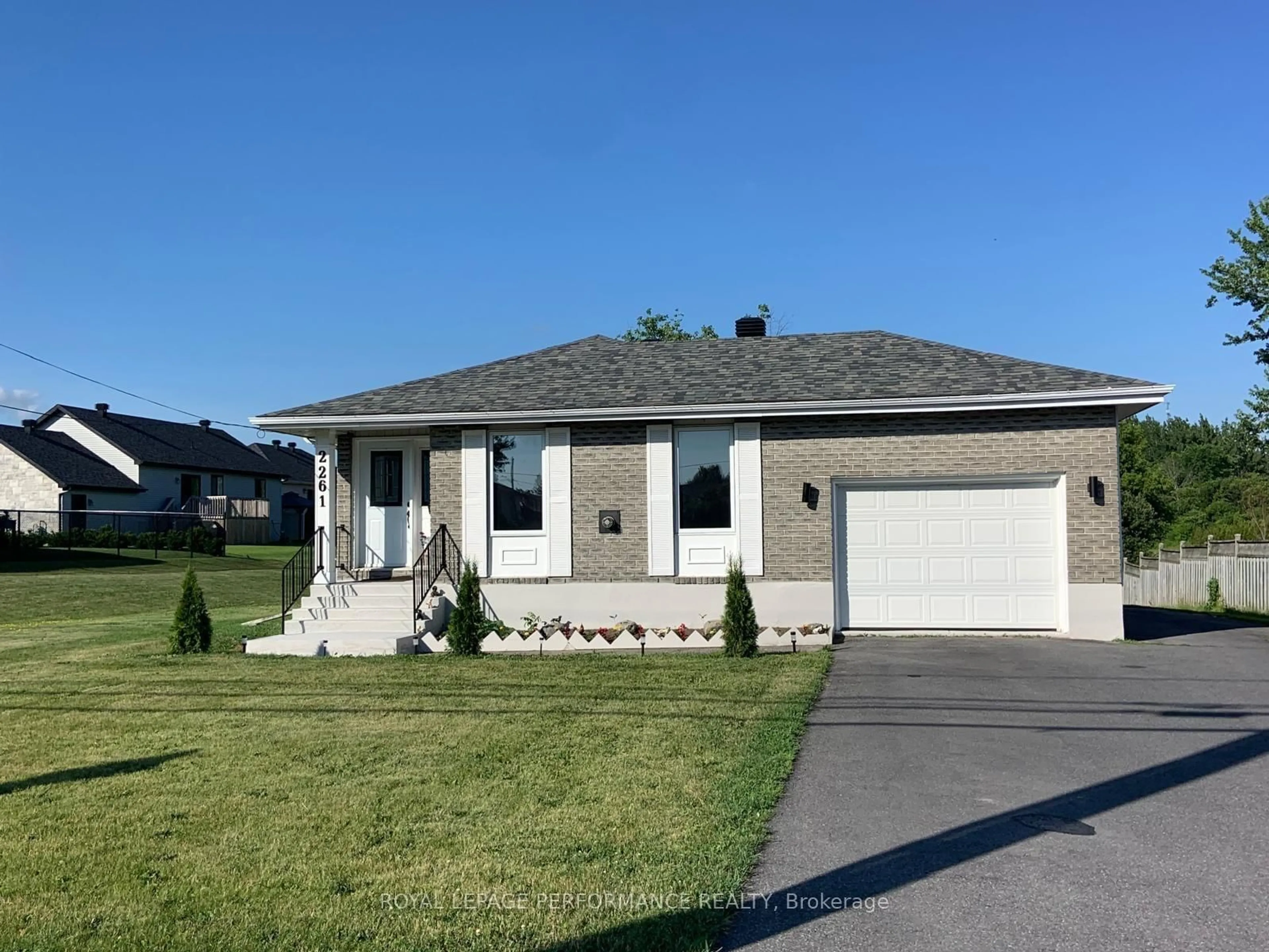 Home with vinyl exterior material, street for 2261 Pitt St, Cornwall Ontario K6K 1A4