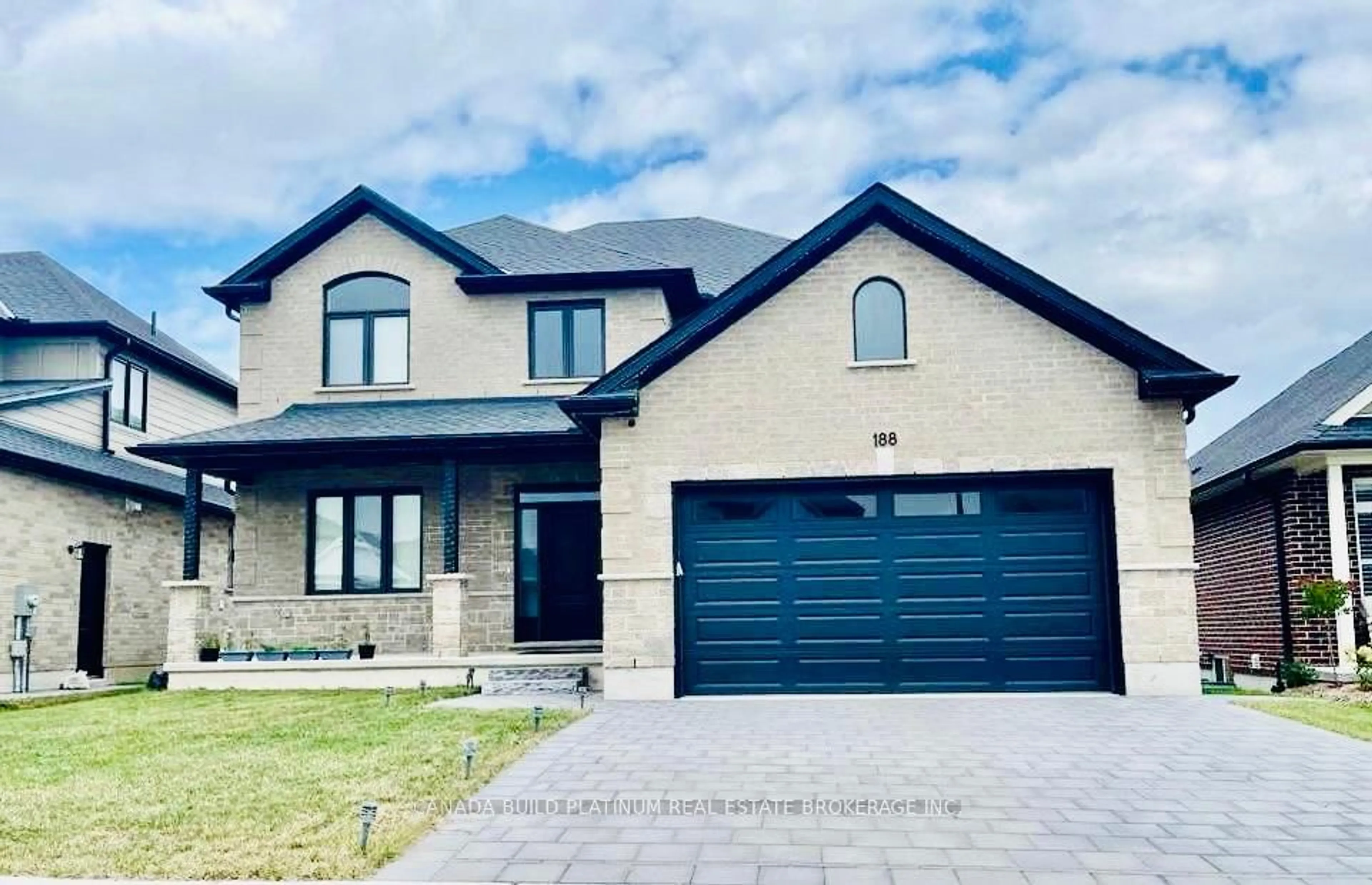 Home with brick exterior material, street for 188 Boardwalk Way, Thames Centre Ontario N0L 1G5