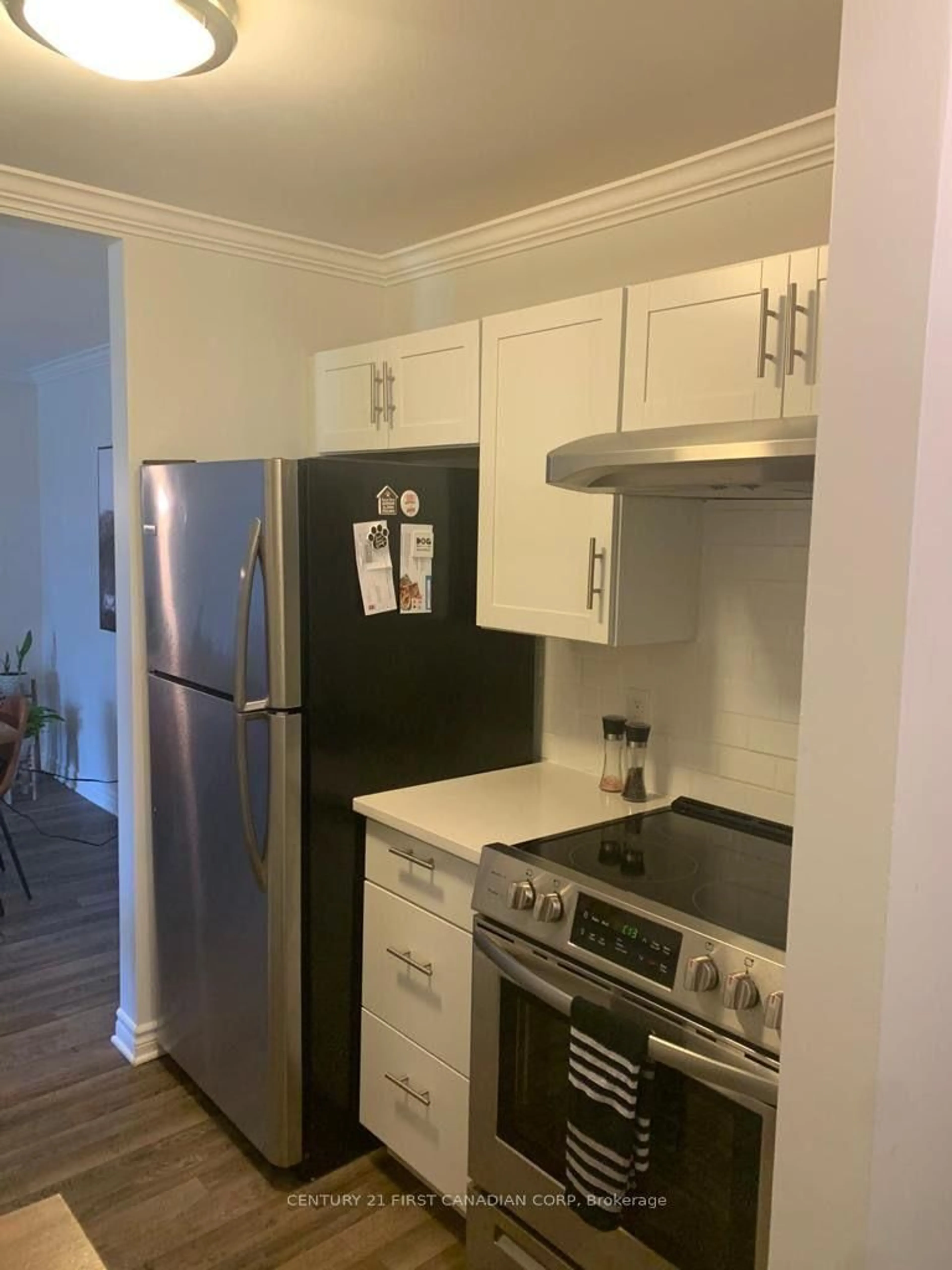 Standard kitchen, wood/laminate floor for 140 CONWAY Dr #46, London South Ontario N6E 3N2
