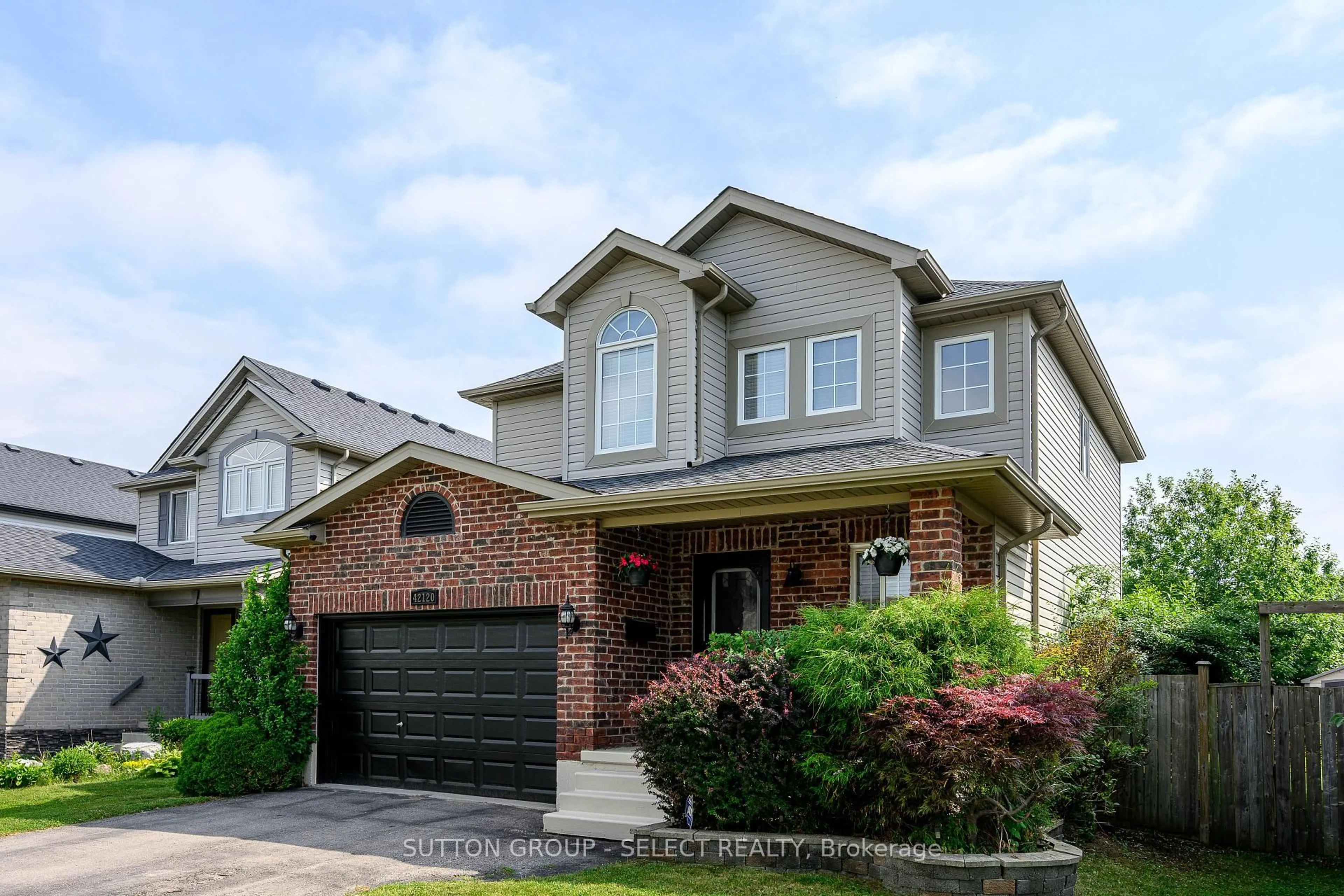 Home with brick exterior material, street for 42120 MCBAIN Line, Central Elgin Ontario N5P 4R1