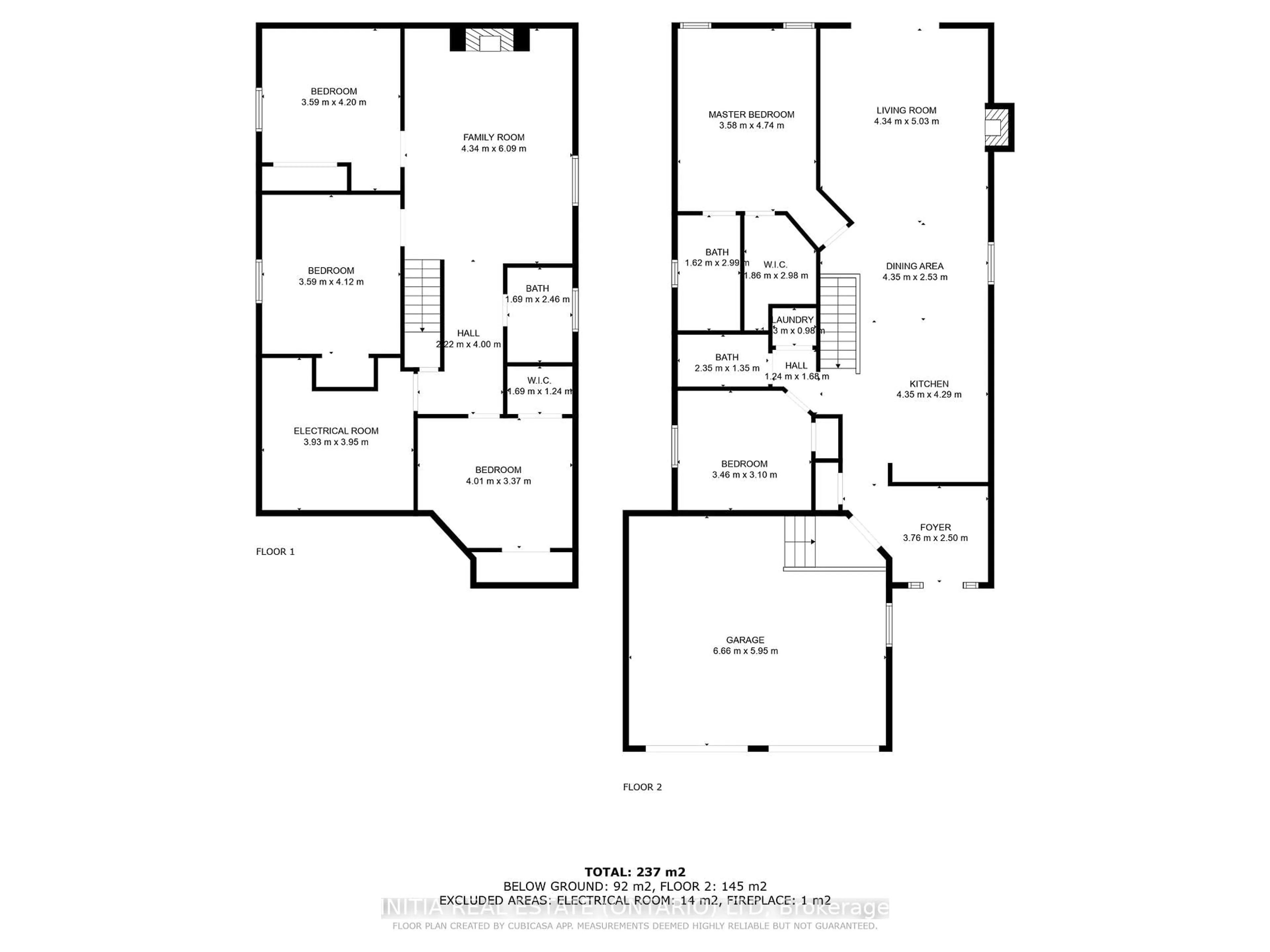 Floor plan for 1573 Drew St, London East Ontario N5V 0C3