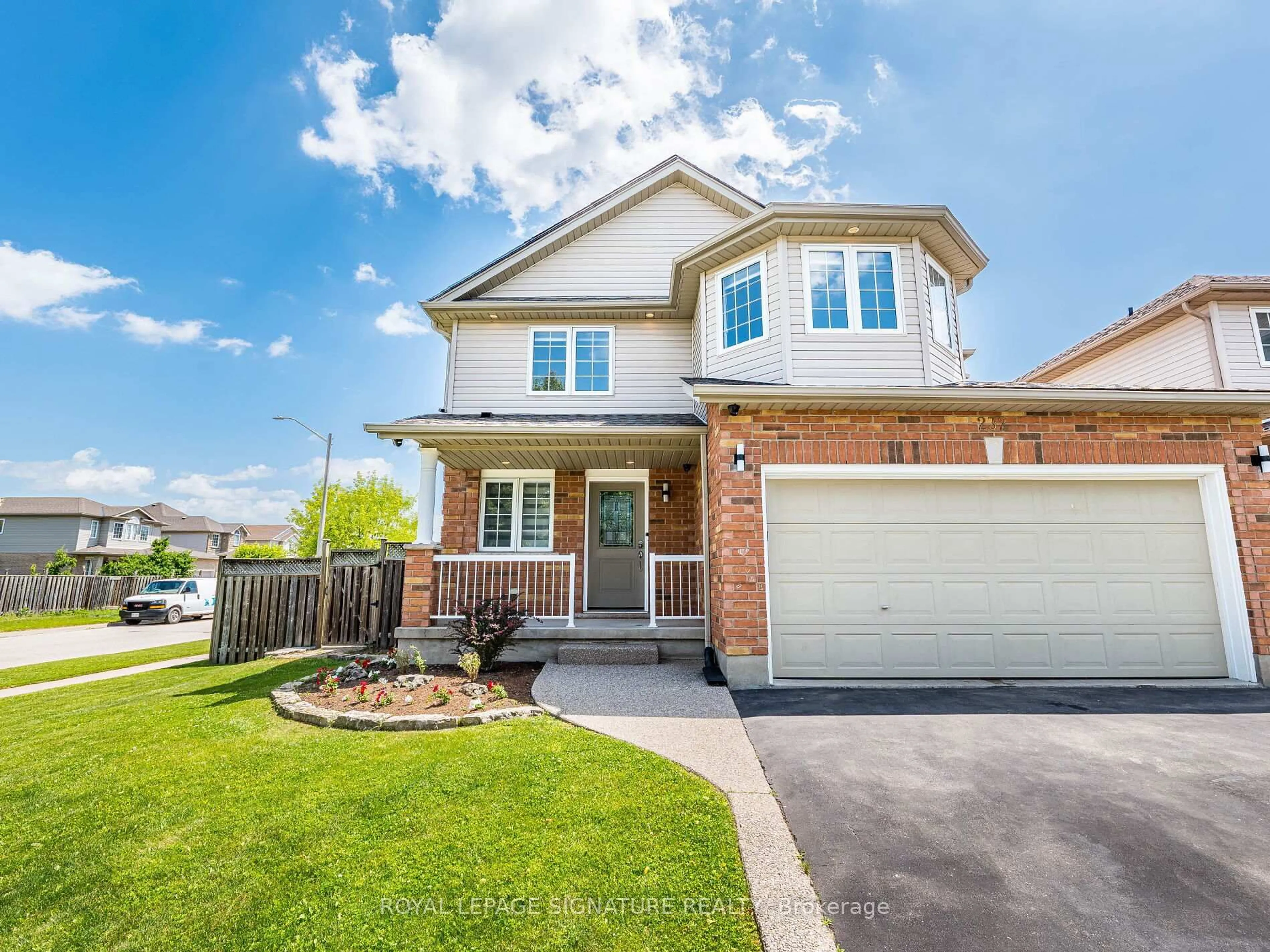 Home with brick exterior material, street for 232 Mcnichol Dr, Cambridge Ontario N1P 1J3