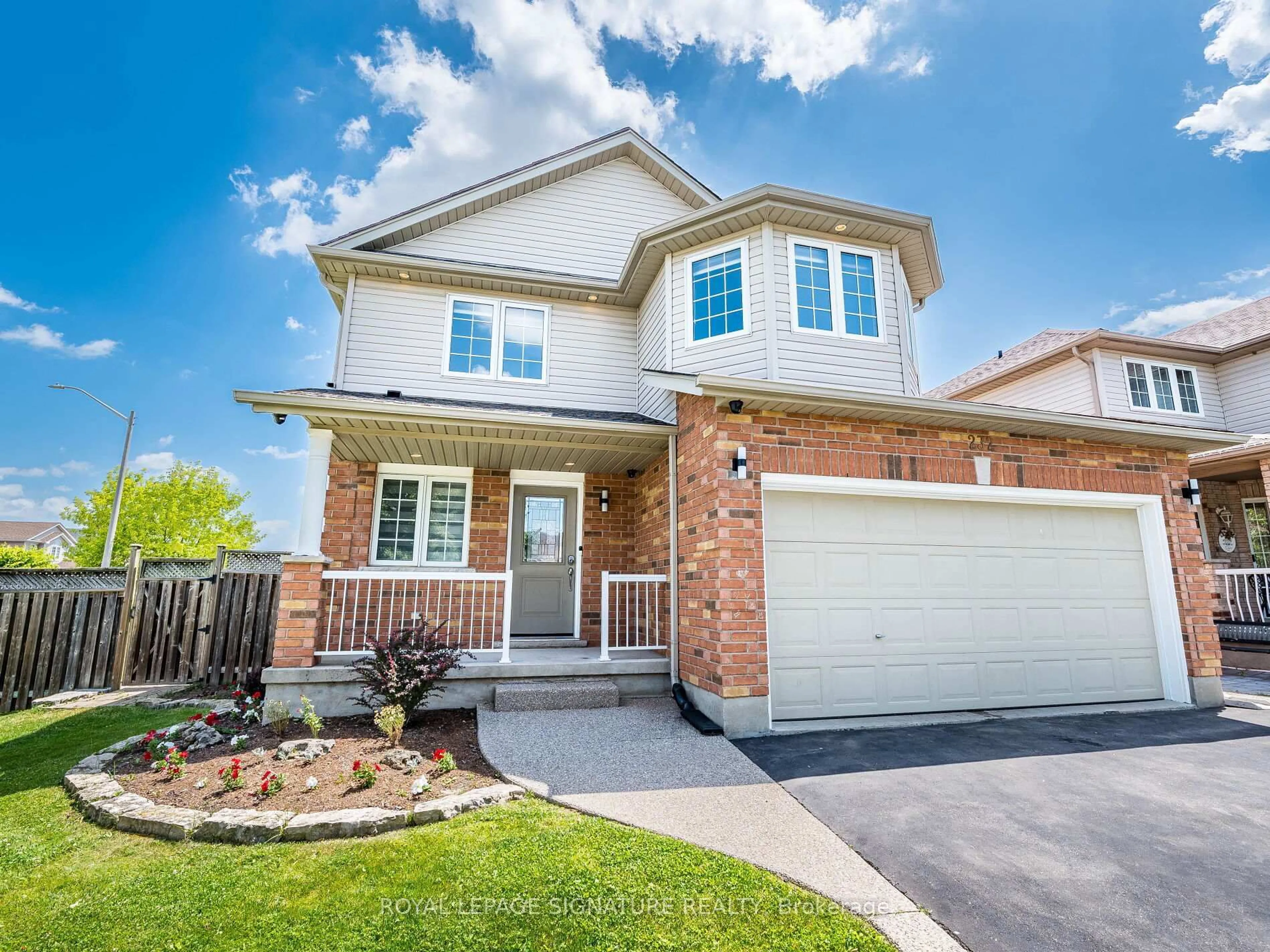 Home with brick exterior material, street for 232 Mcnichol Dr, Cambridge Ontario N1P 1J3