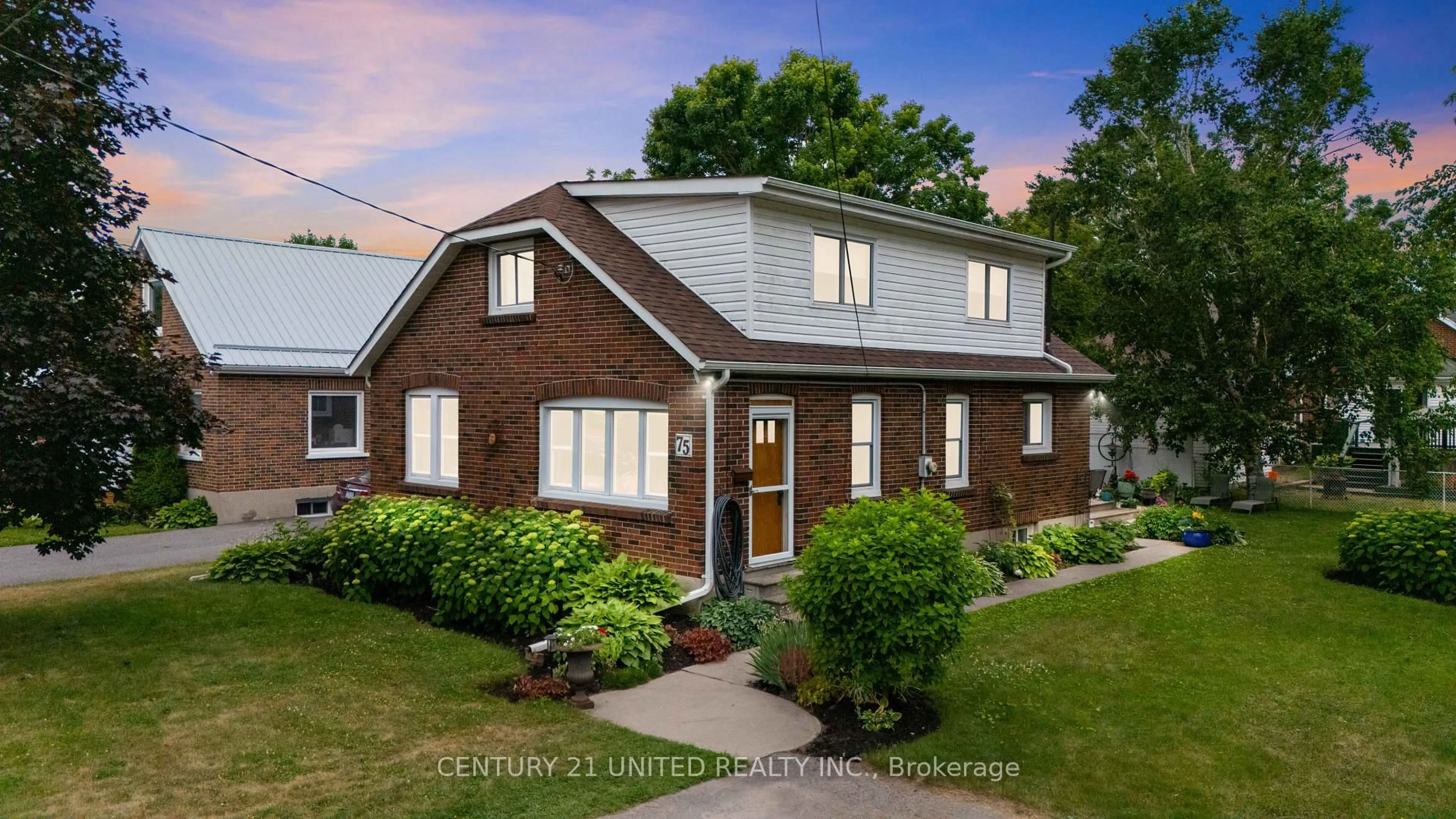 Home with brick exterior material, street for 75 Lynch St, Peterborough Central Ontario K9J 5B1