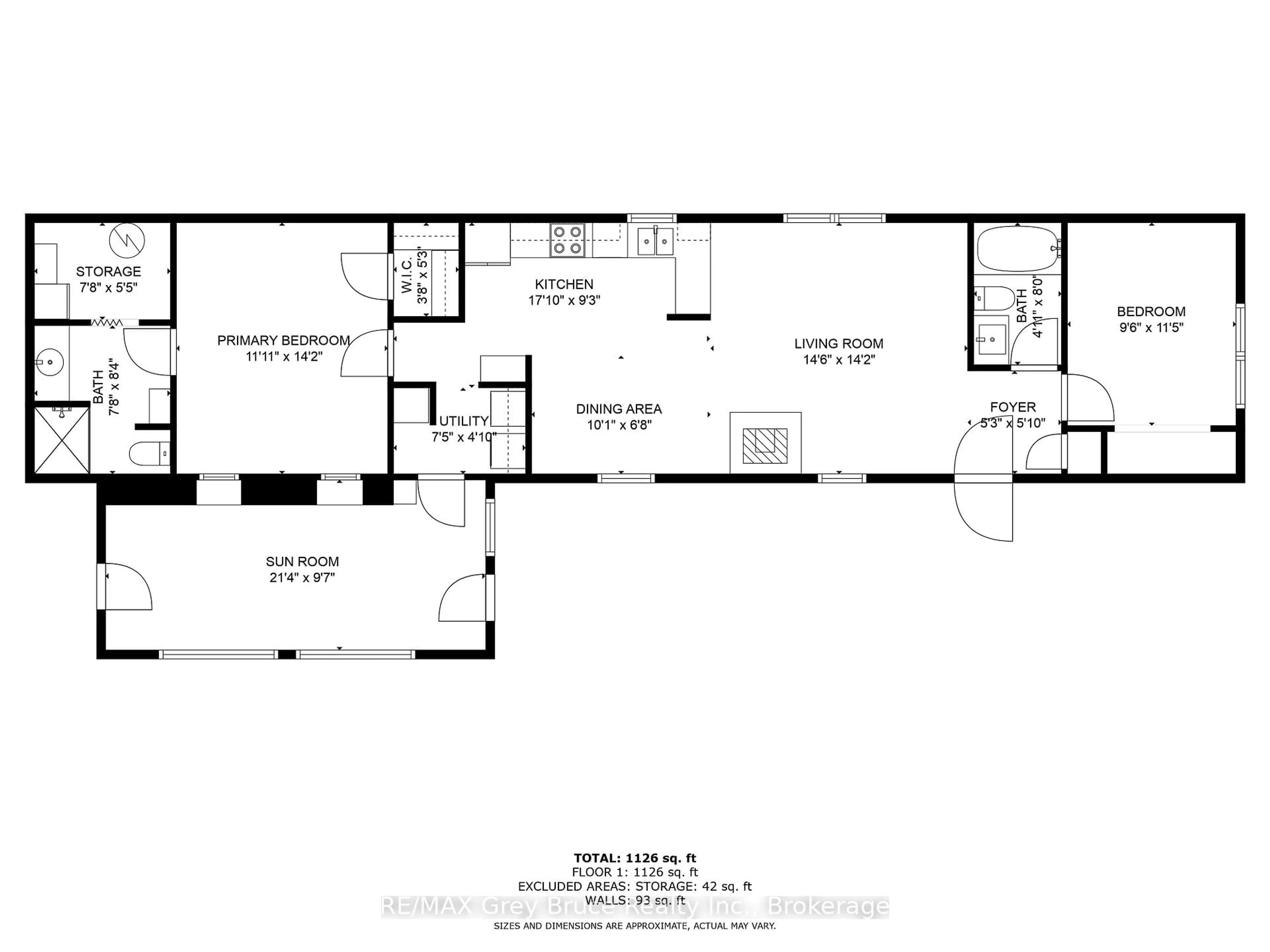 Floor plan for 312 Keady Park Lane, Georgian Bluffs Ontario N0H 2N0
