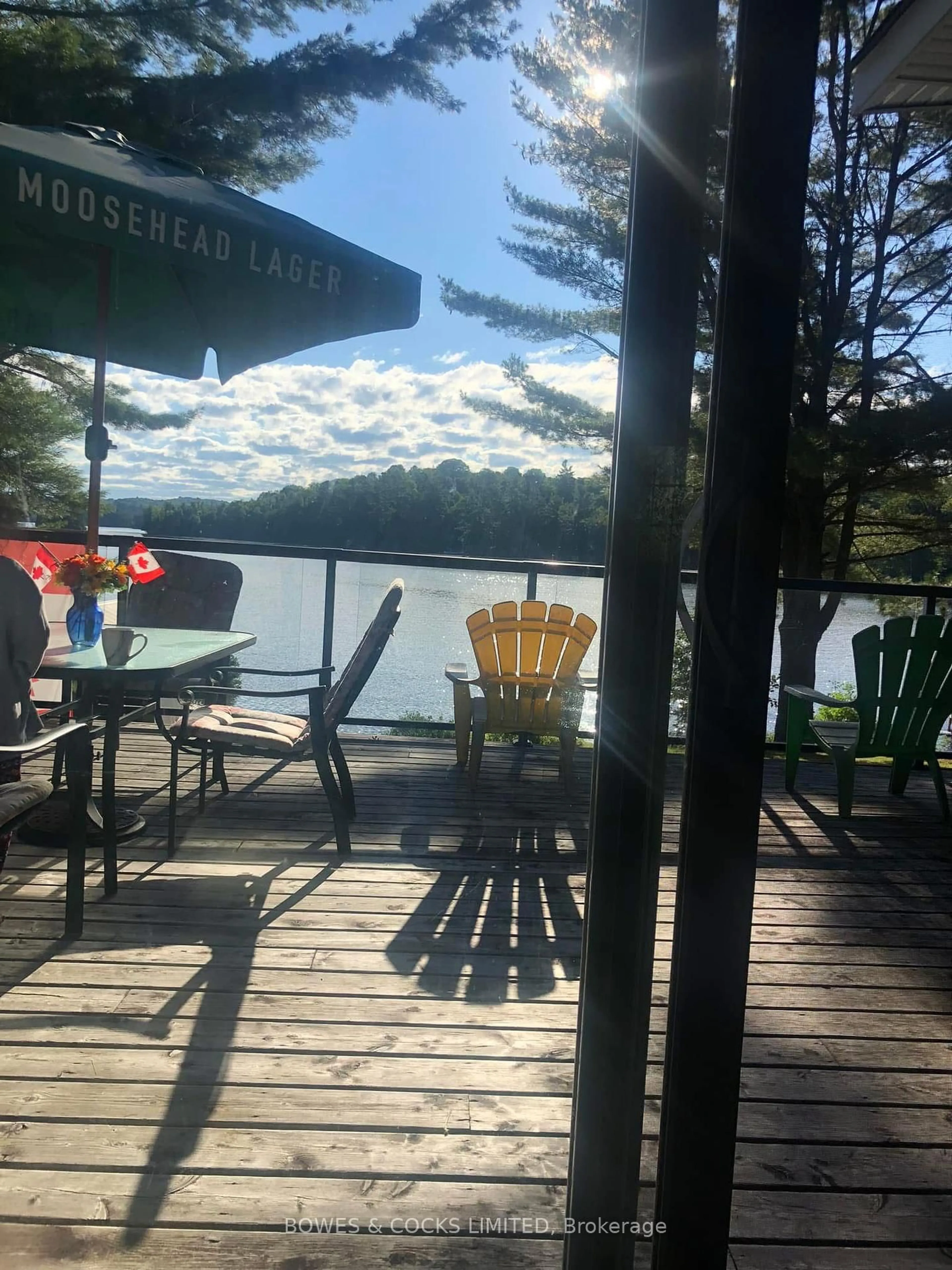Patio, water/lake/river/ocean view for 63B O-At-Ka Rd, Bancroft Ontario K0L 1C0