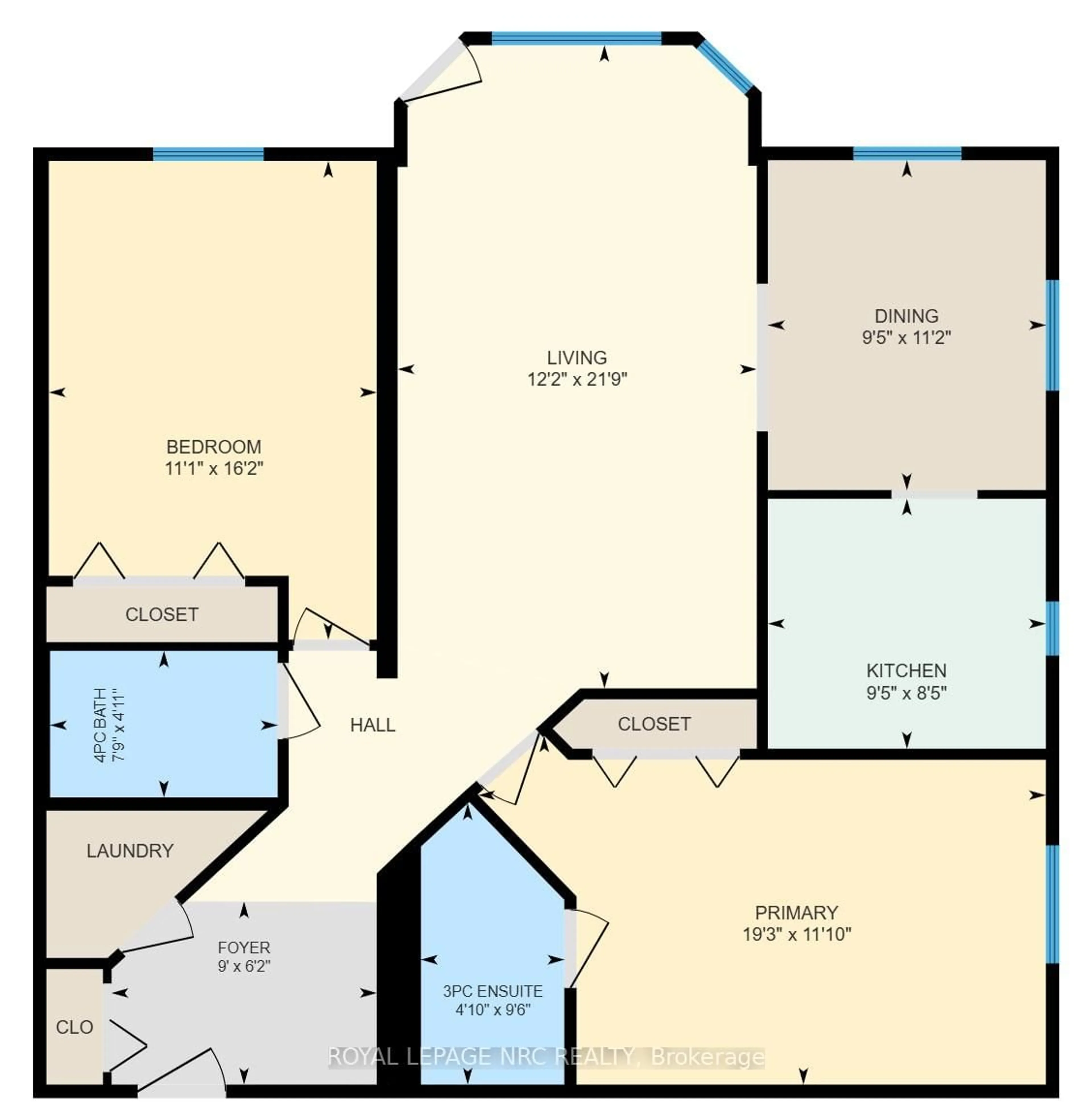 Floor plan for 3420 Frederick Ave #104, Lincoln Ontario L0R 2C0