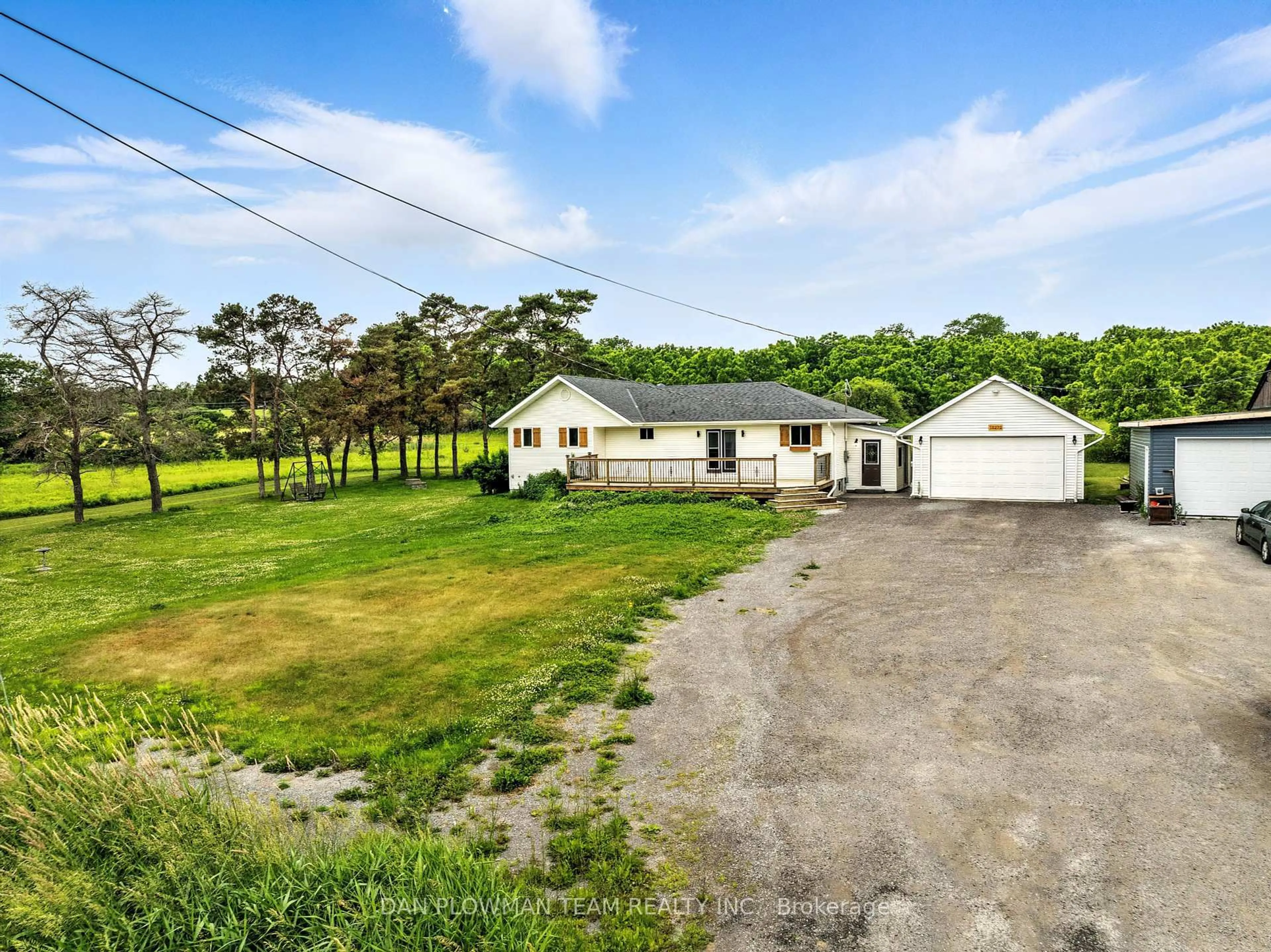 A pic from outside/outdoor area/front of a property/back of a property/a pic from drone, water/lake/river/ocean view for 10272 County Rd 2 Rd, Alnwick/Haldimand Ontario K9A 4J8