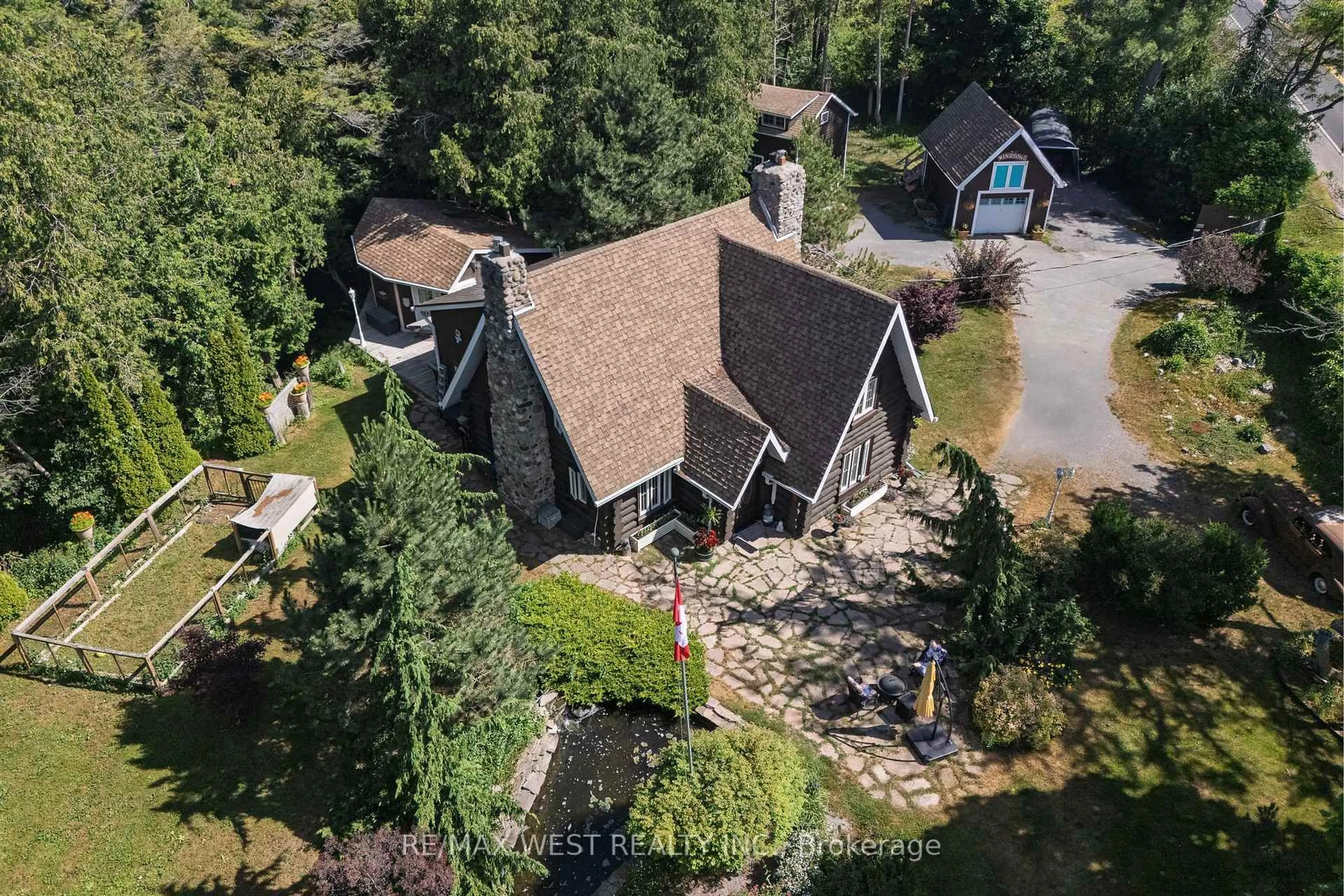 A pic from outside/outdoor area/front of a property/back of a property/a pic from drone, water/lake/river/ocean view for 4504 County Rd #45, Cobourg Ontario K9A 4J9