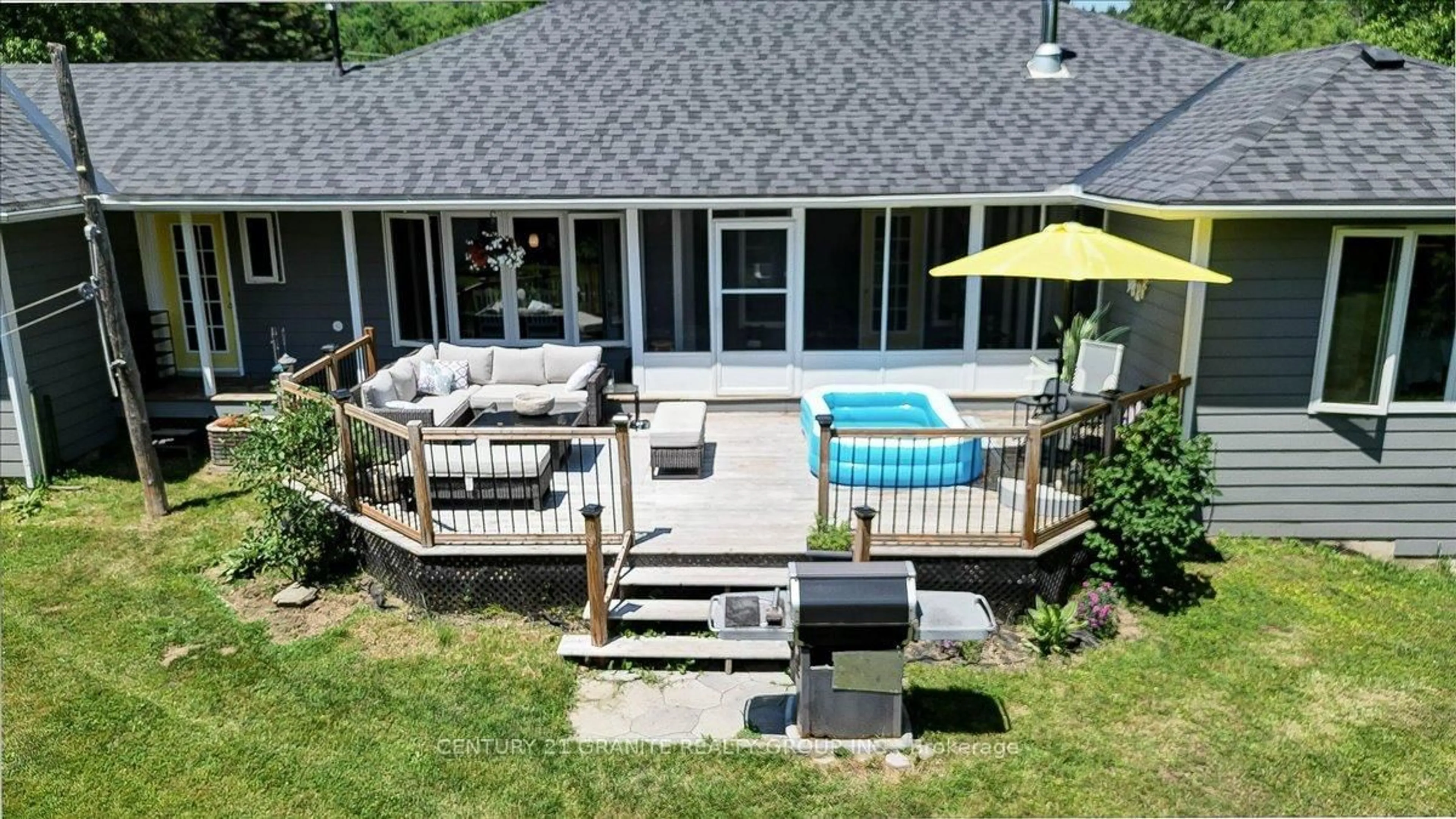 Patio, water/lake/river/ocean view for 39 Golfview Dr, Bancroft Ontario K0L 1C0