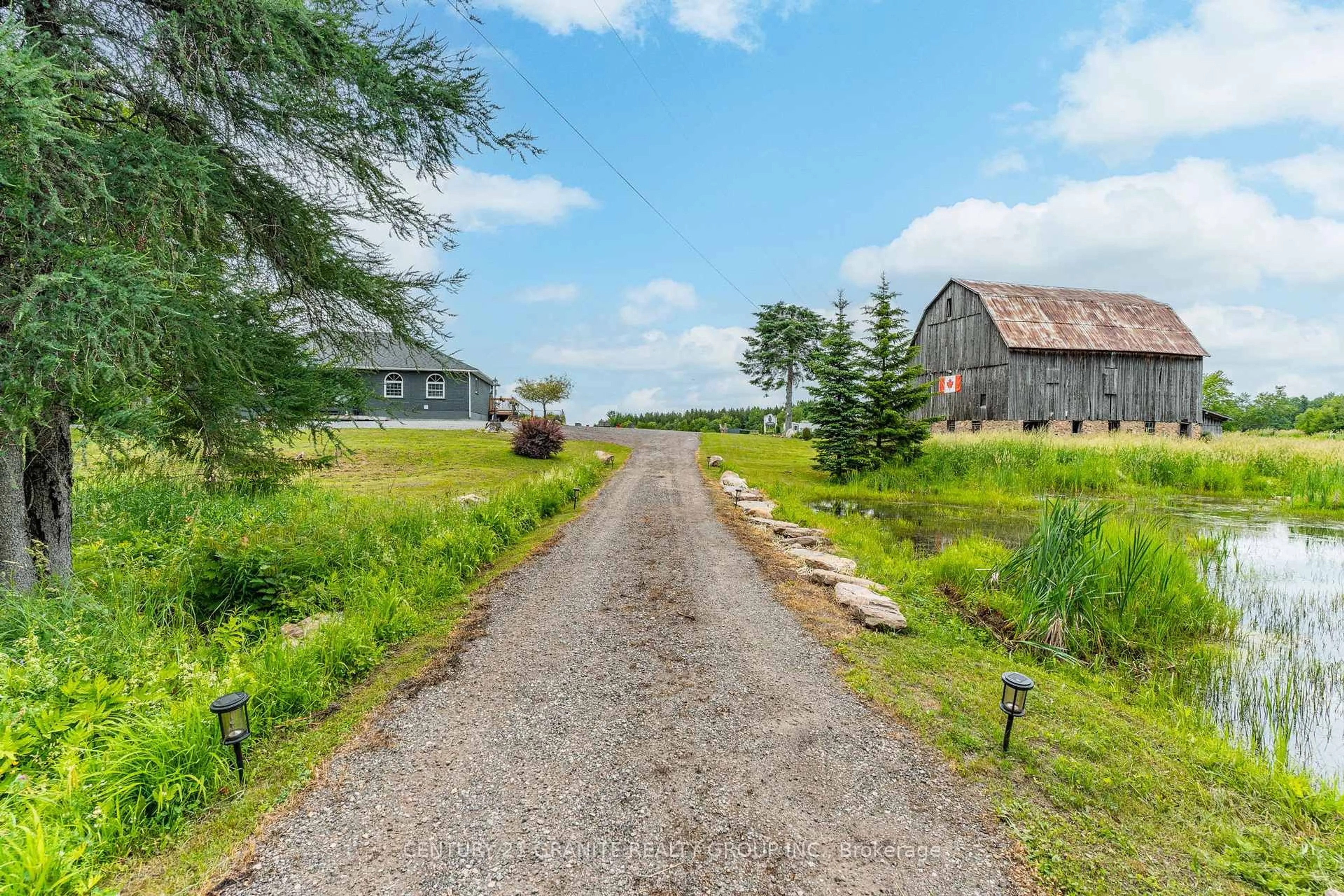 A pic from outside/outdoor area/front of a property/back of a property/a pic from drone, street for 1145 Hybla Rd, Bancroft Ontario K0L 1C0