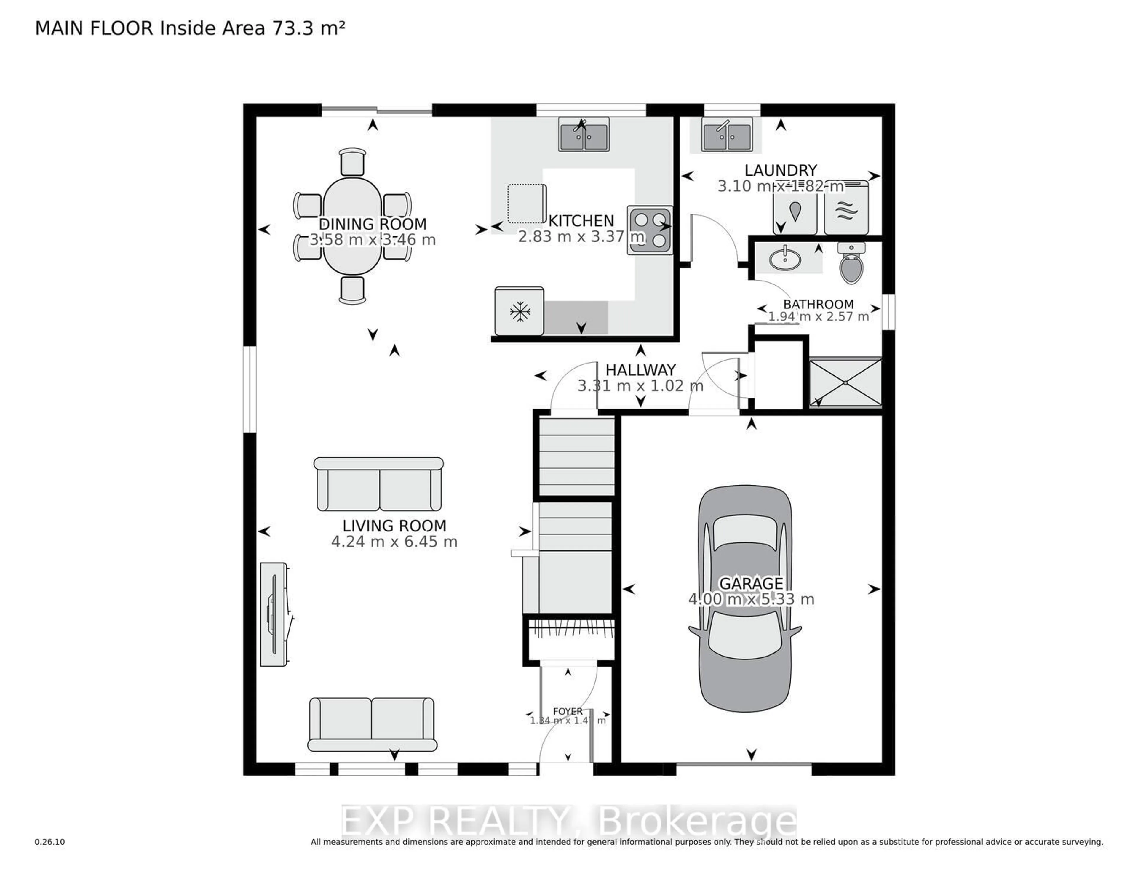 Floor plan for 22 Oak St, Bayham Ontario N0J 1Z0