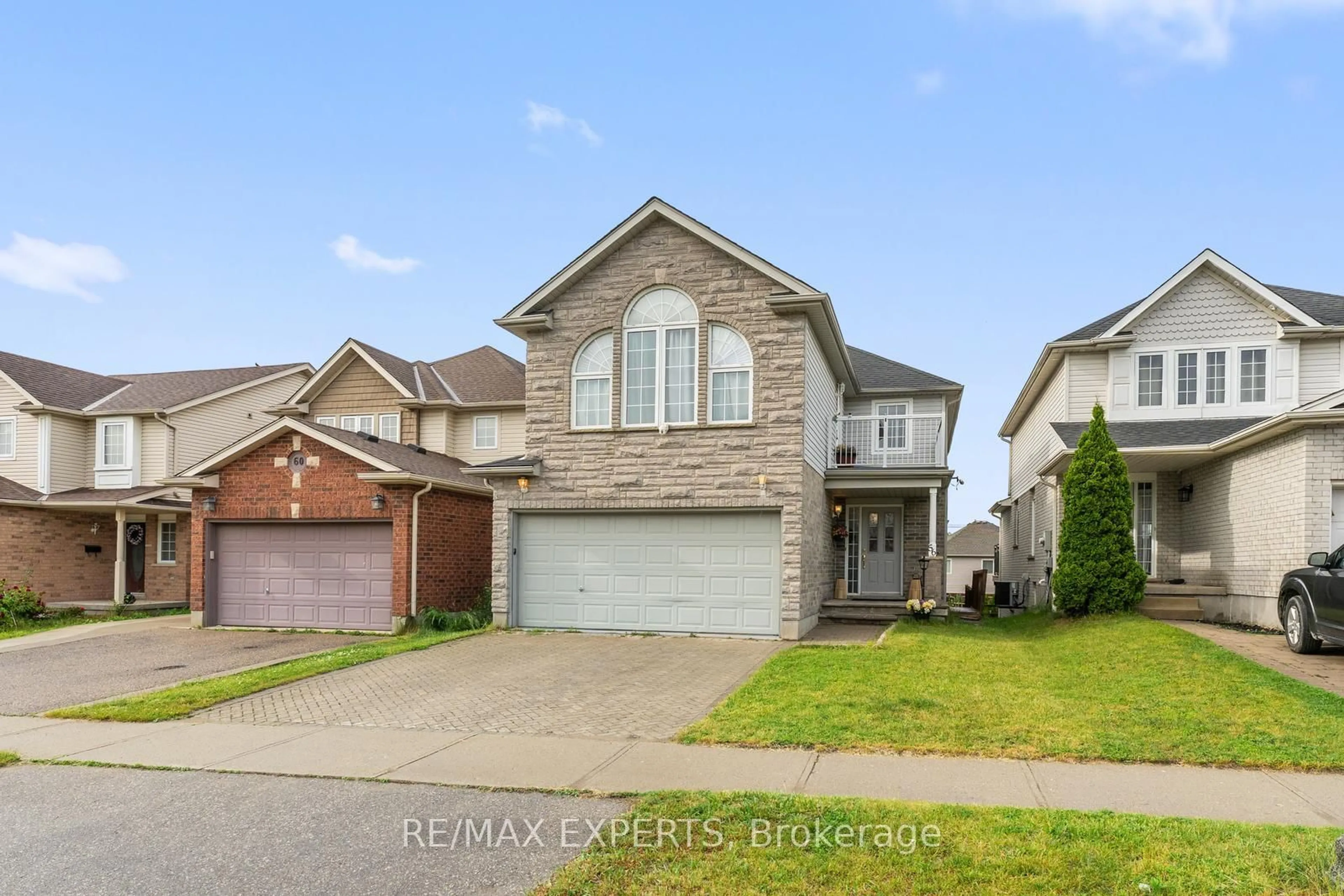 Home with brick exterior material, street for 56 Steepleridge St, Kitchener Ontario N2P 2W3