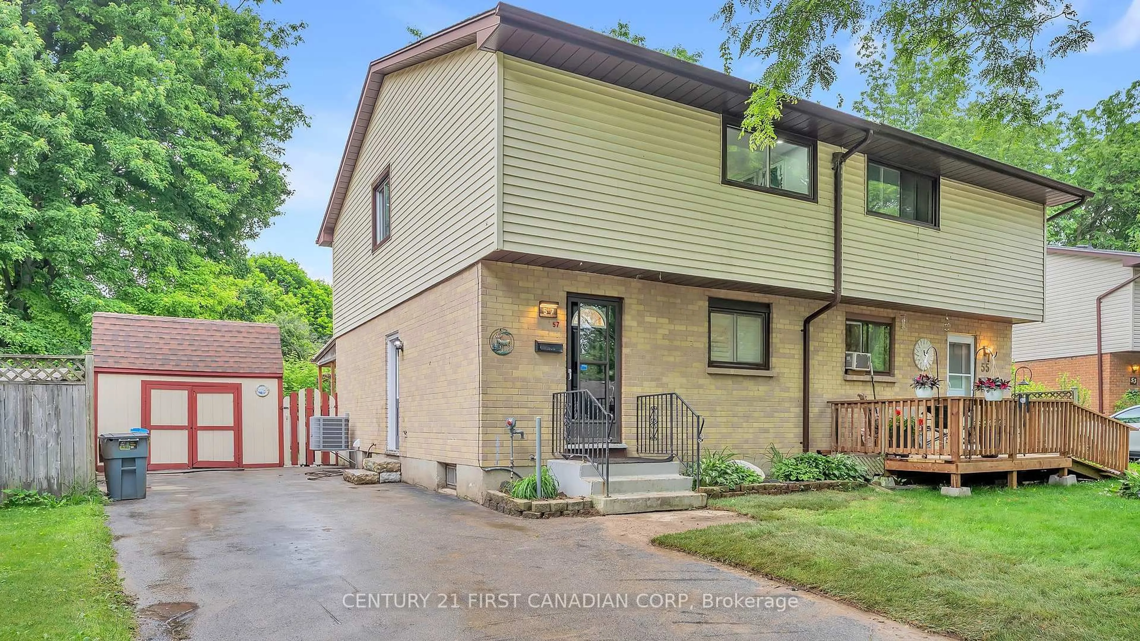 Home with brick exterior material, street for 57 Mohegan Cres, London East Ontario N5V 2X7