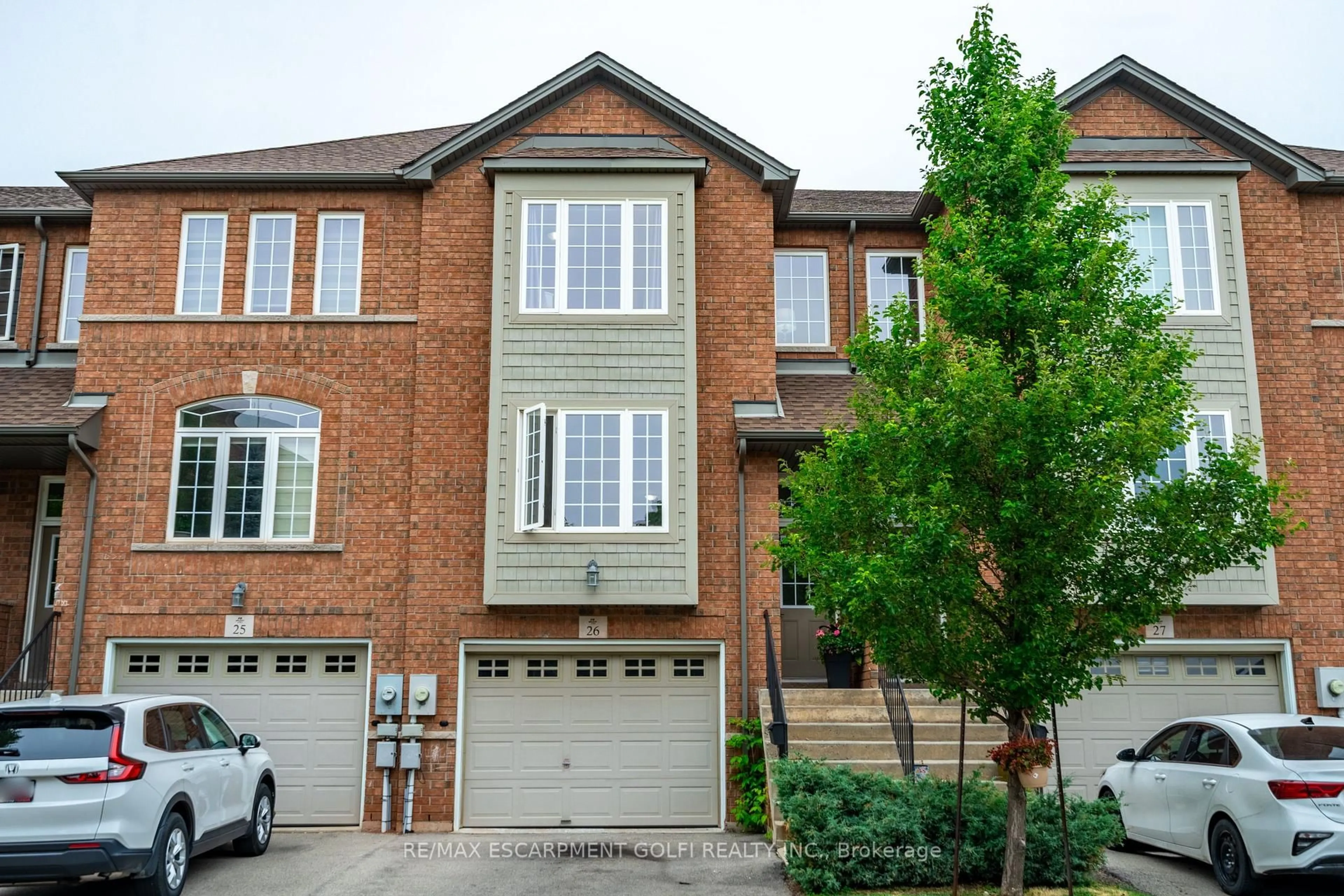 Home with brick exterior material, street for 151 Green Rd #26, Hamilton Ontario L8G 3X2