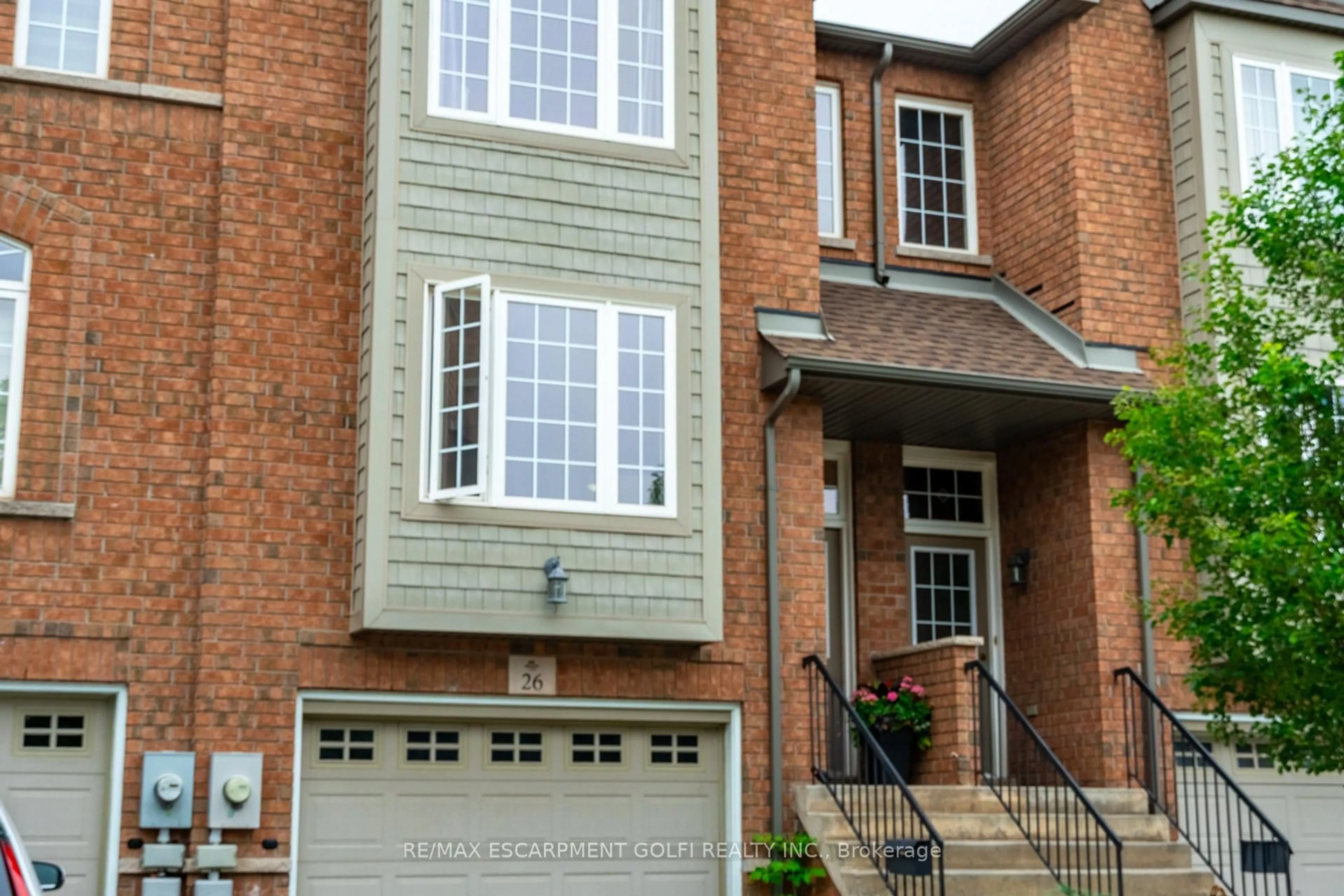 Home with brick exterior material, street for 151 Green Rd #26, Hamilton Ontario L8G 3X2
