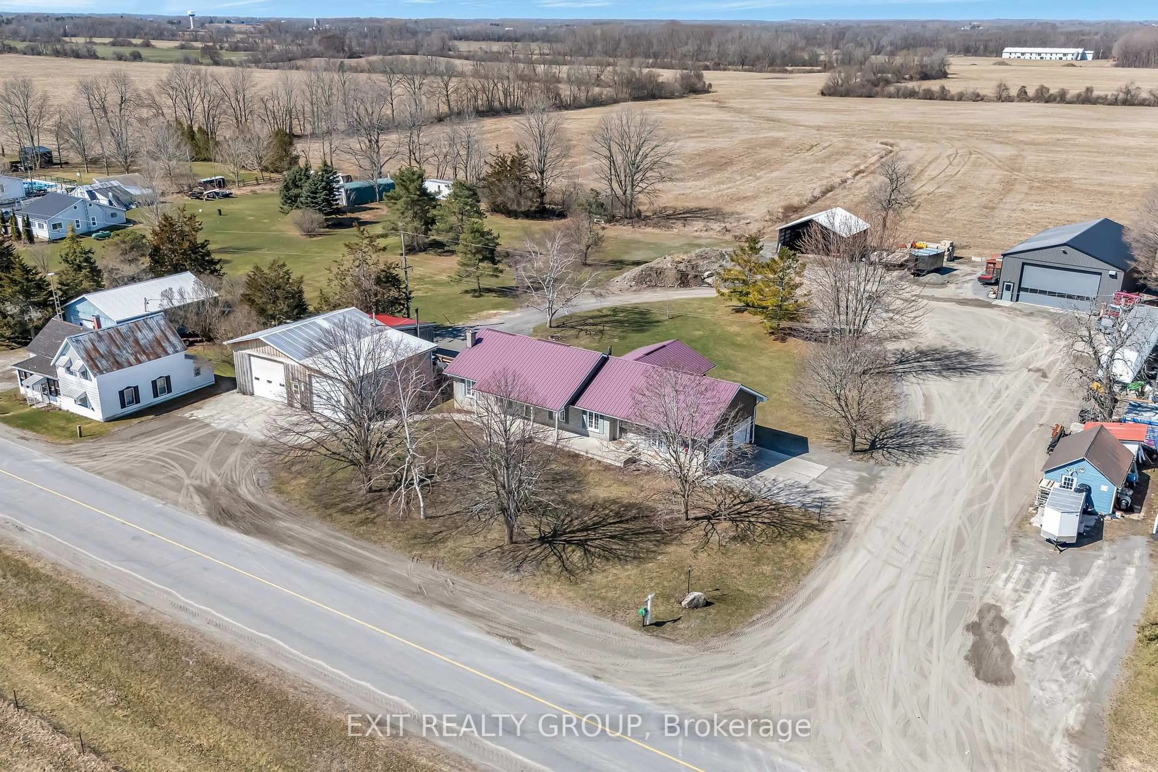A pic from outside/outdoor area/front of a property/back of a property/a pic from drone, building for 325 County Rd 30, Prince Edward County Ontario K0K 1G0