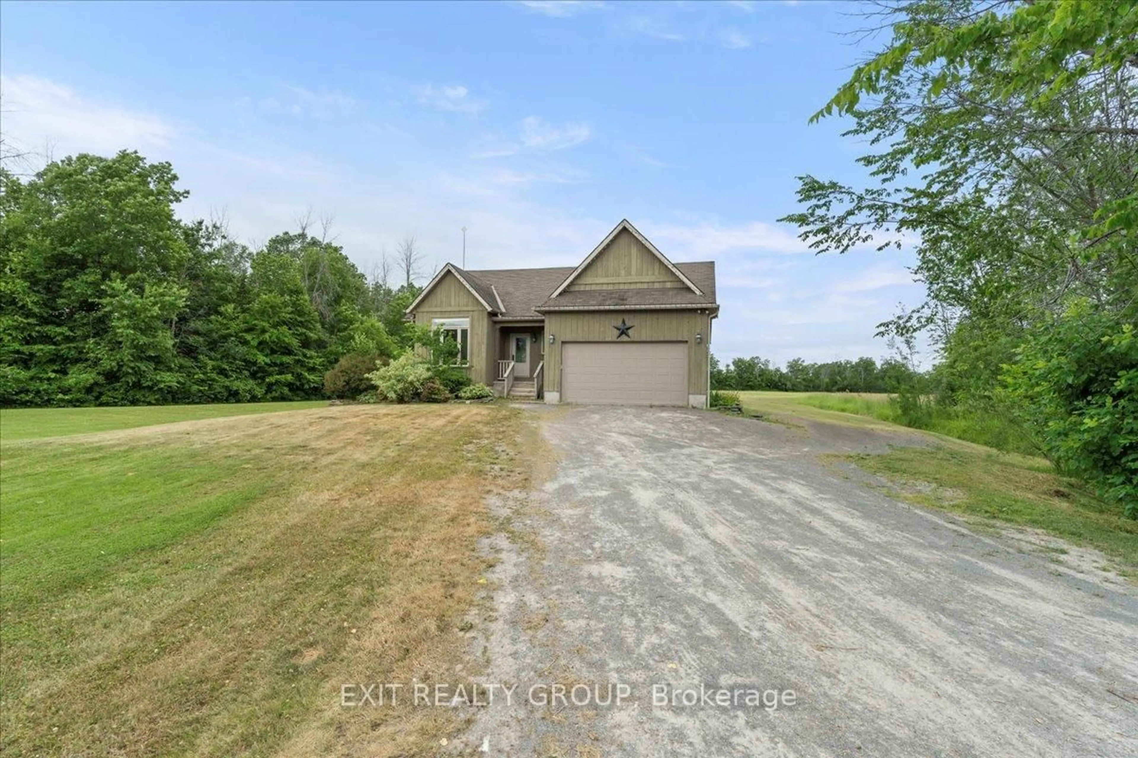 A pic from outside/outdoor area/front of a property/back of a property/a pic from drone, water/lake/river/ocean view for 1829 Shannonville Rd, Corbyville Ontario K0K 1V0