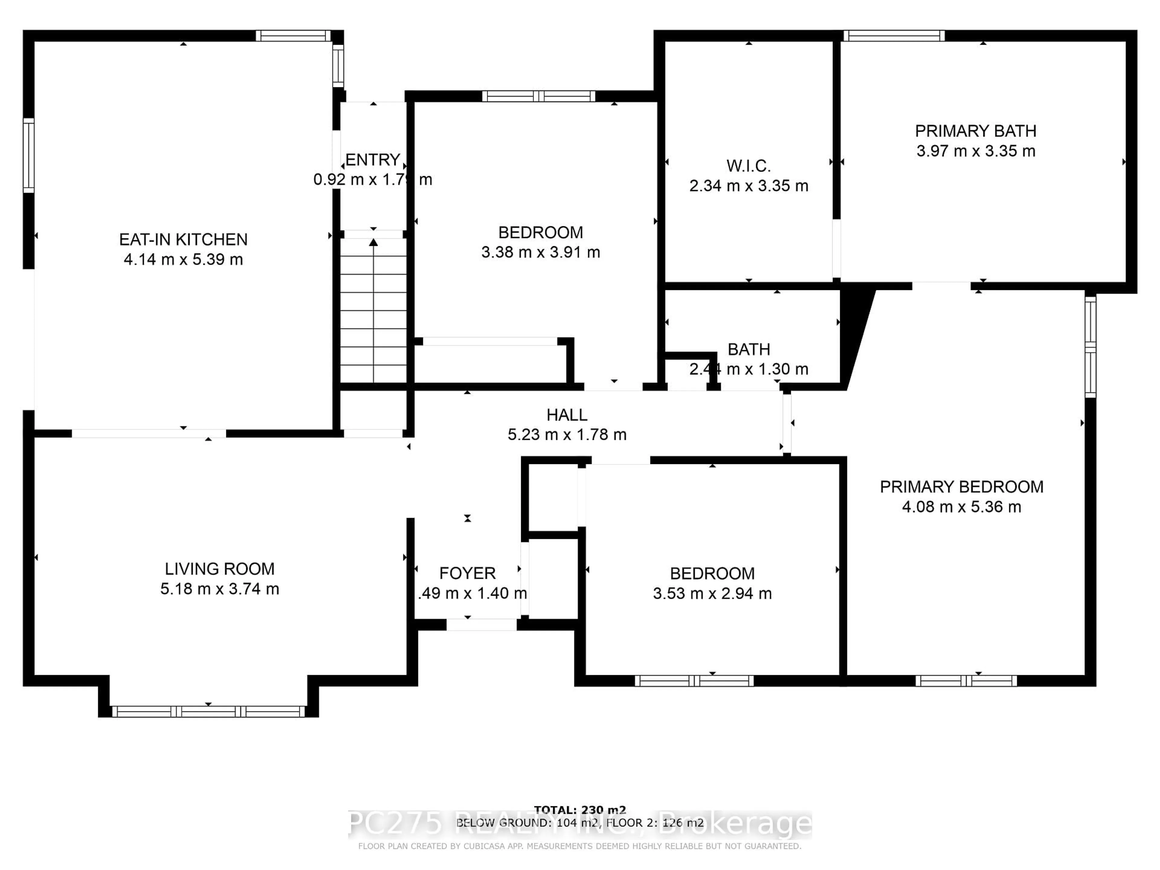 Floor plan for 135 Kent St, Cambridge Ontario N1S 4H3