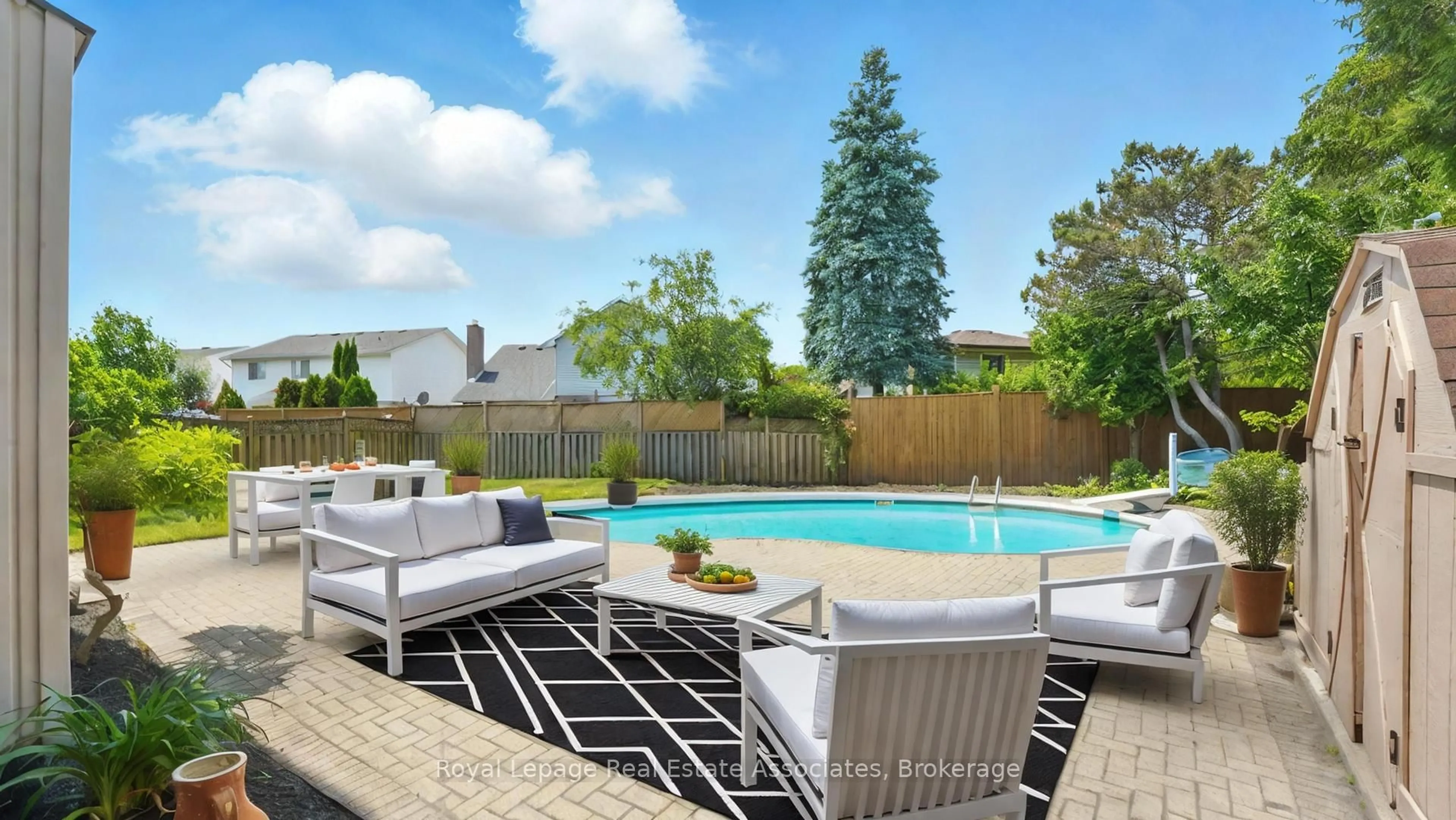 Patio, water/lake/river/ocean view for 16 Hart Cres, London South Ontario N6E 2W6