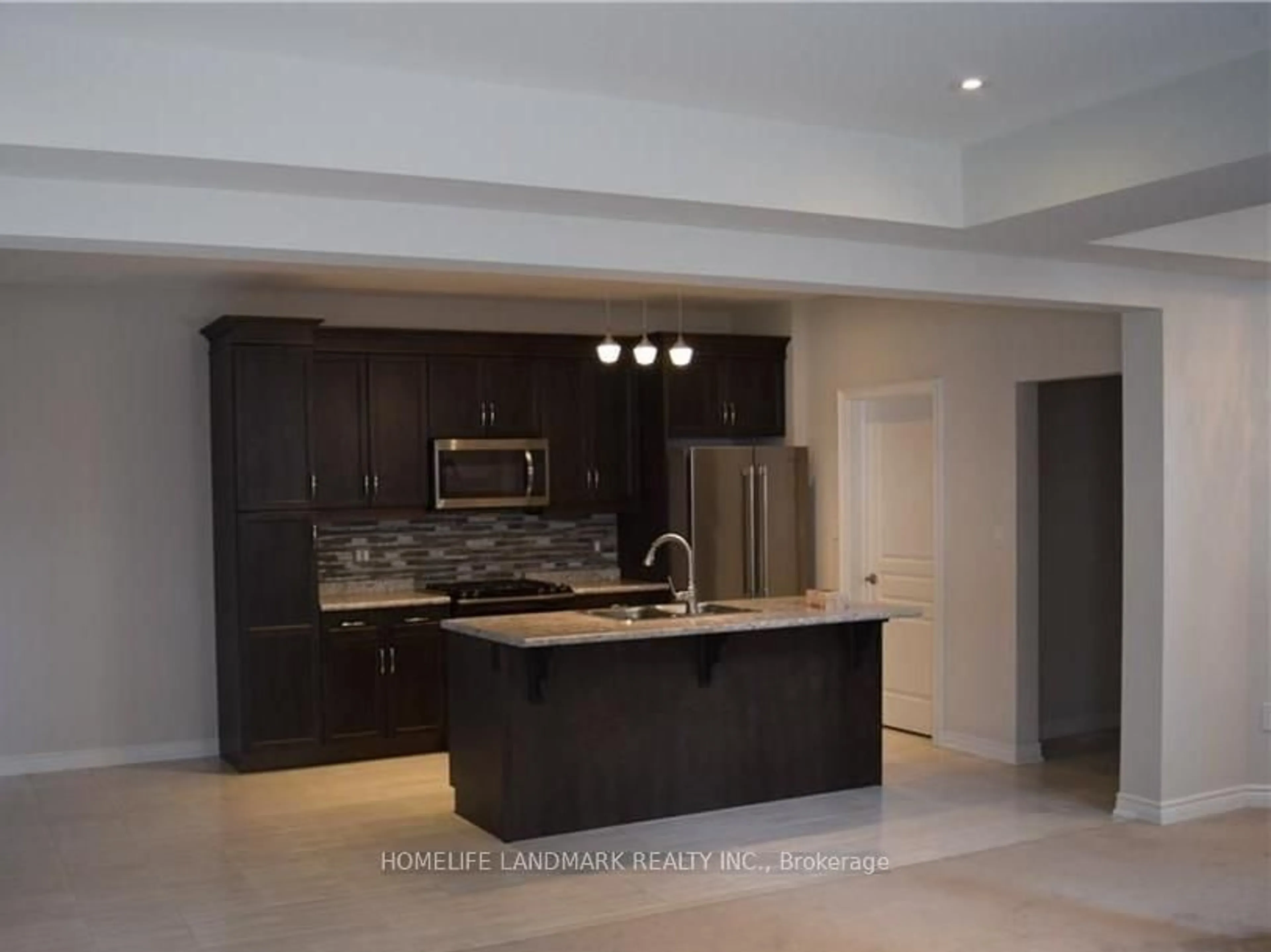 Open concept kitchen, ceramic/tile floor for 7743 Clendenning St, Niagara Falls Ontario L2G 0H2