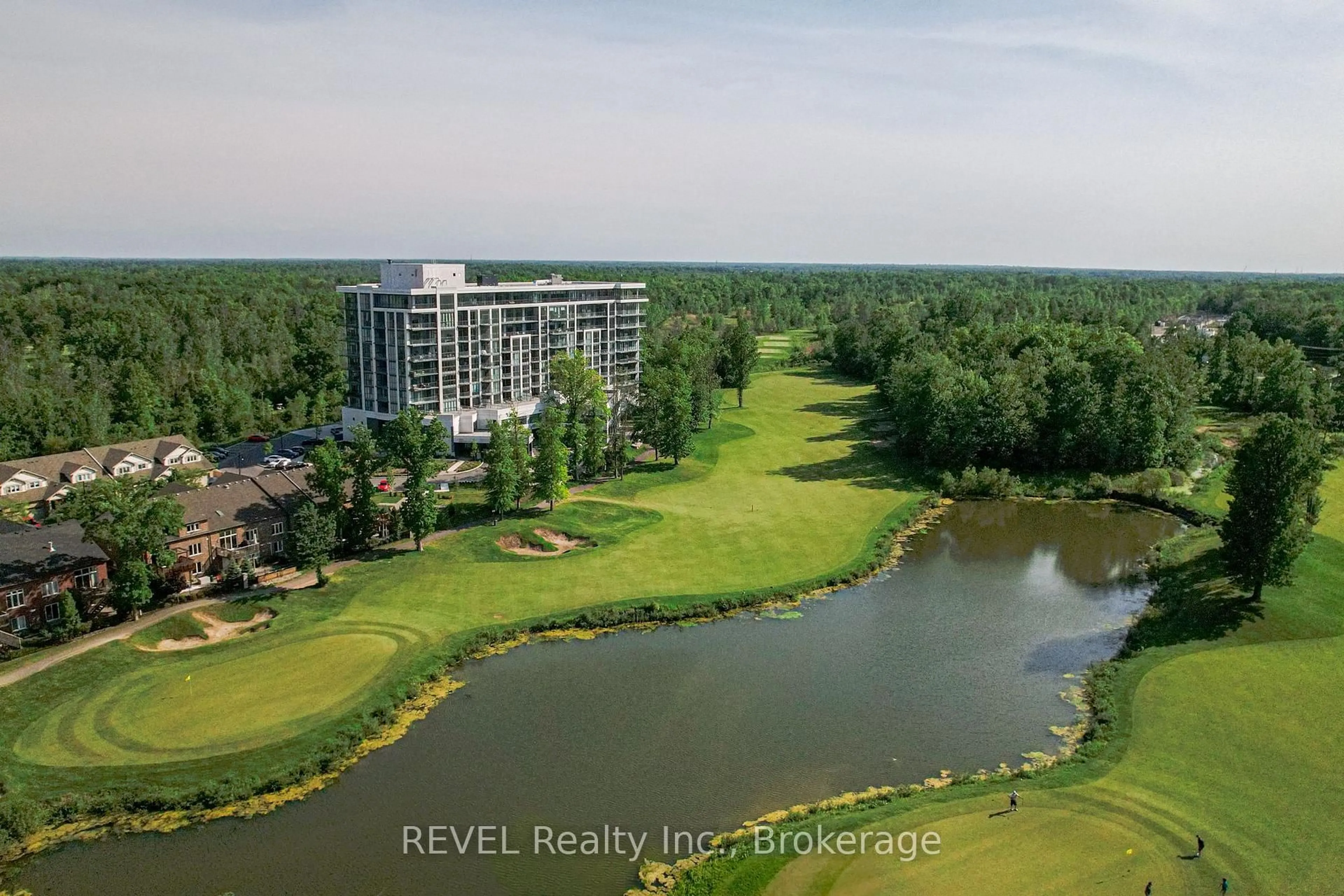 A pic from outside/outdoor area/front of a property/back of a property/a pic from drone, water/lake/river/ocean view for 7711 GREEN VISTA Gate #1003, Niagara Falls Ontario L2G 0A8