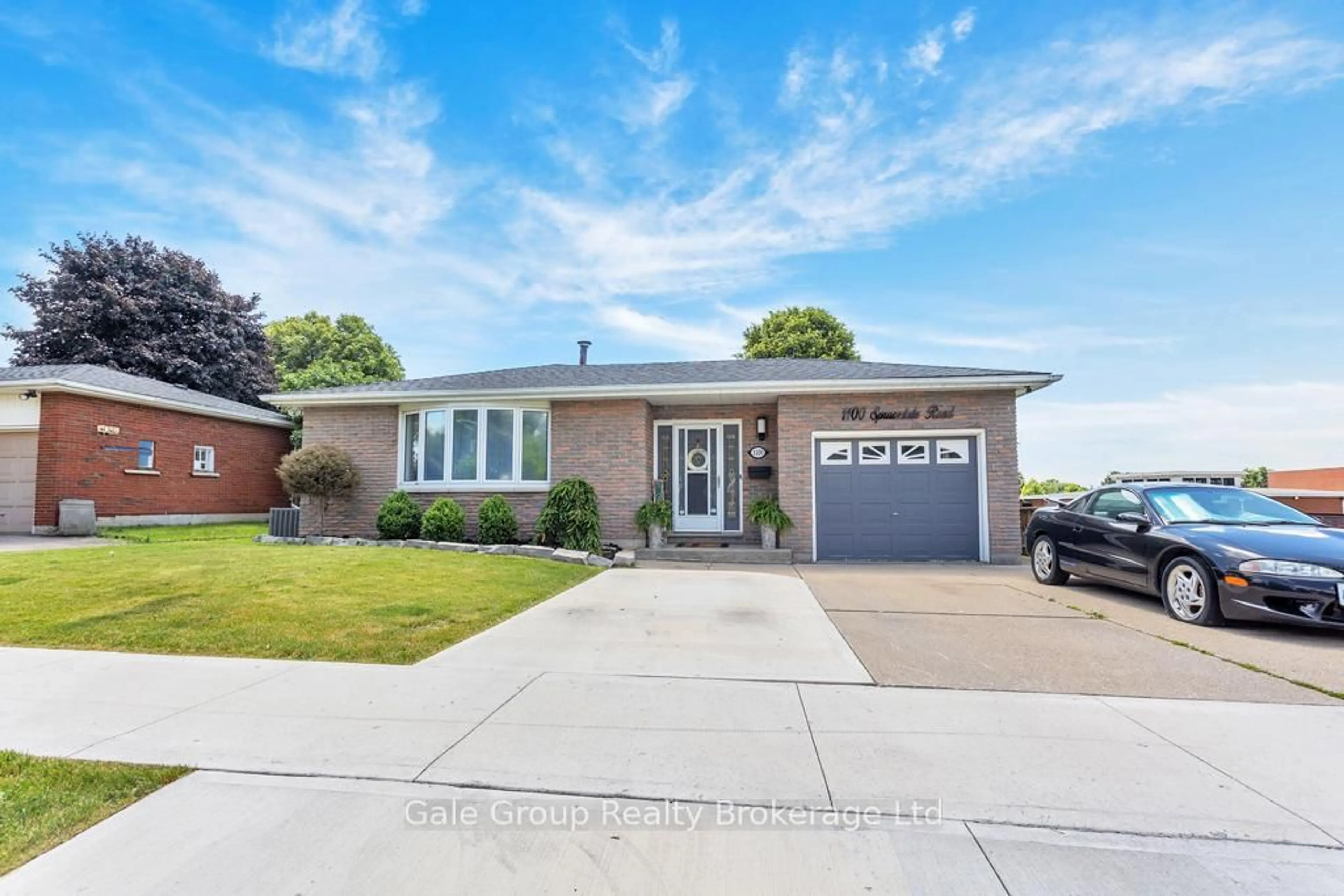 Home with brick exterior material, street for 1100 Sprucedale Rd, Woodstock Ontario N4S 4Z9