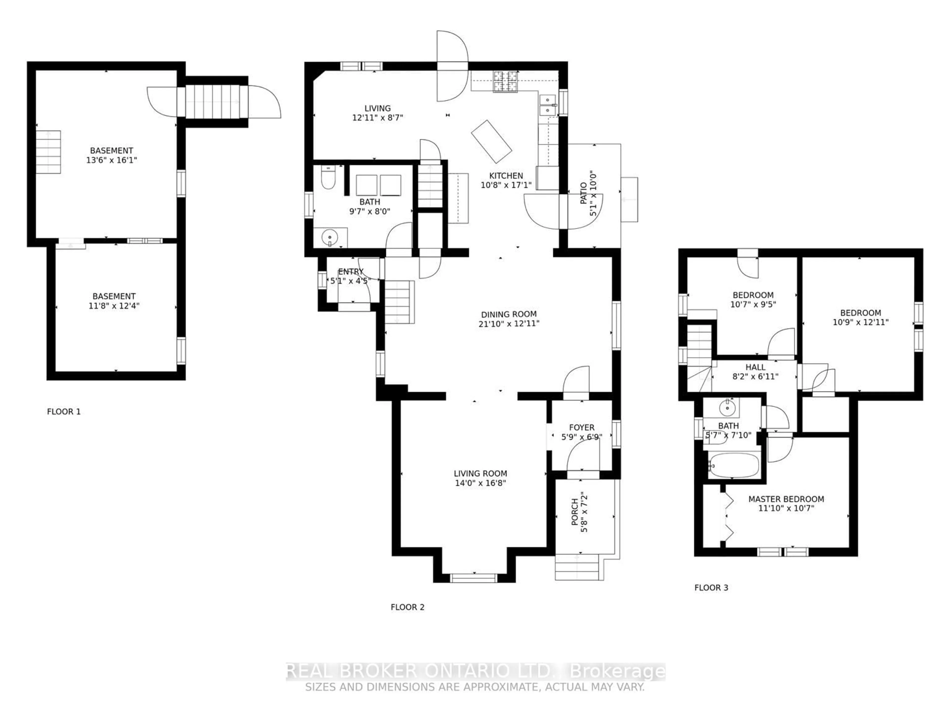Floor plan for 131 Terrace Hill St, Brantford Ontario N3R 1G5