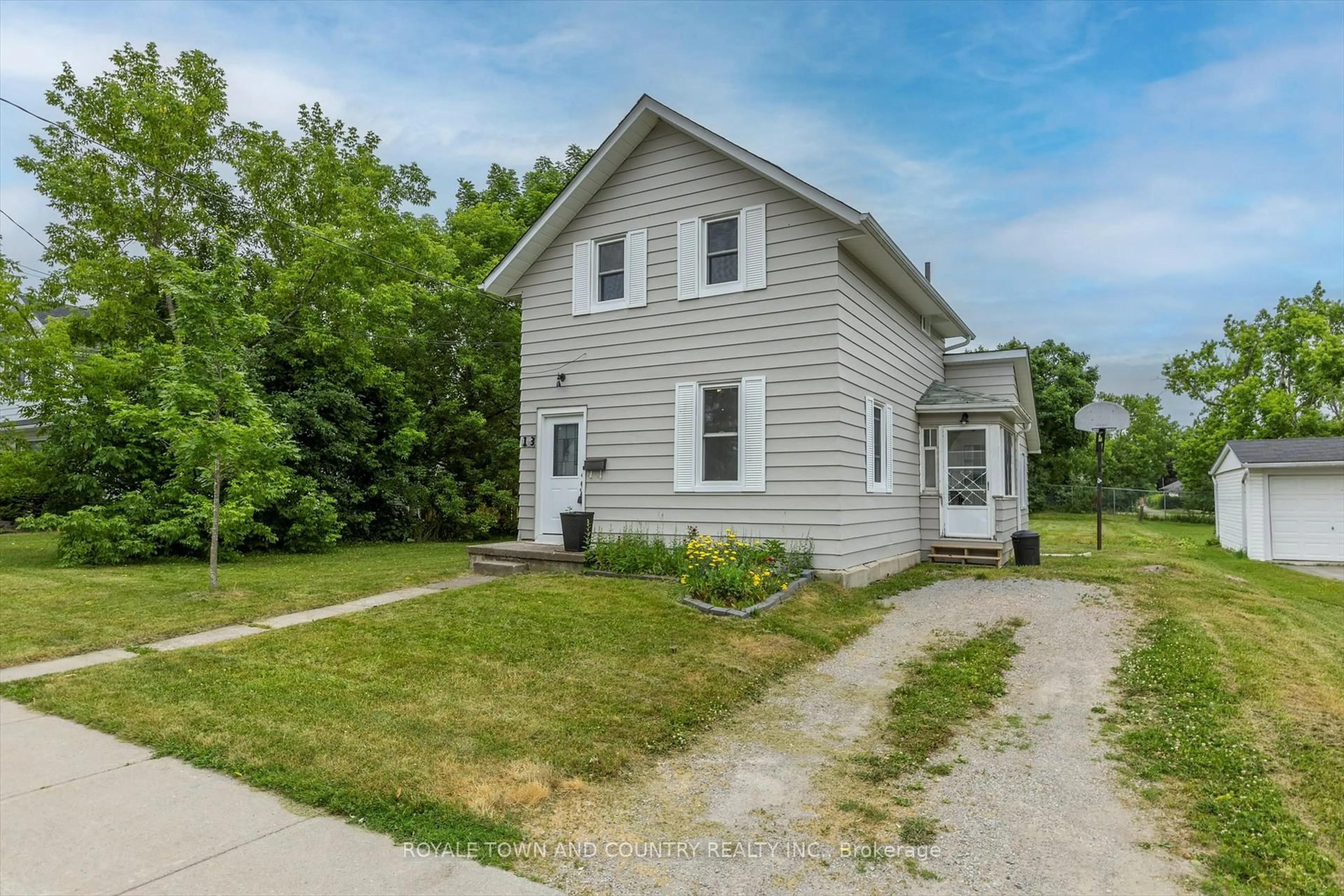 A pic from outside/outdoor area/front of a property/back of a property/a pic from drone, street for 13 Bertie St, Kawartha Lakes Ontario K9V 1N9