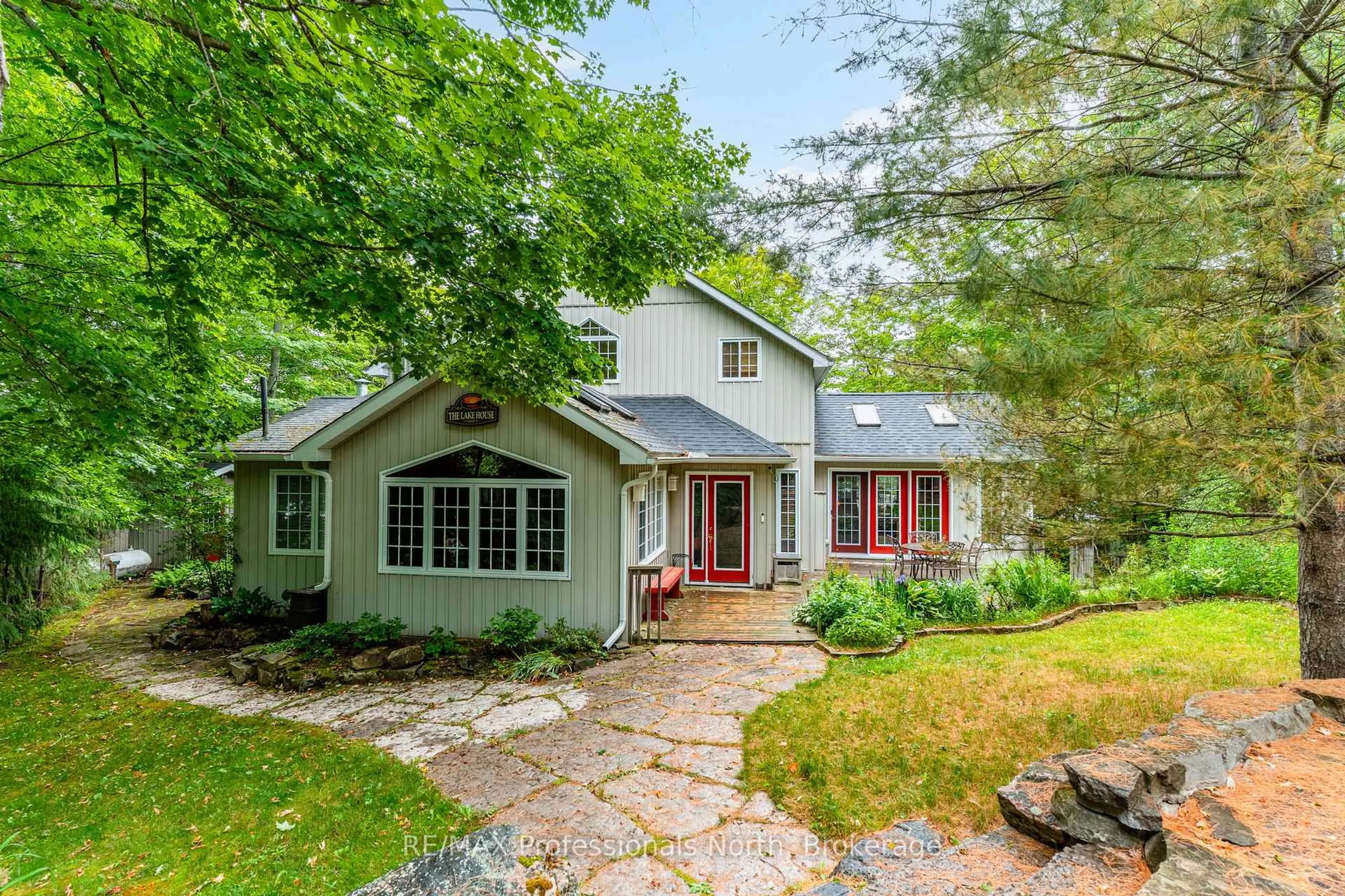 Home with brick exterior material, street for 1863 Buxton Rd, Dysart et al Ontario K0L 3C0