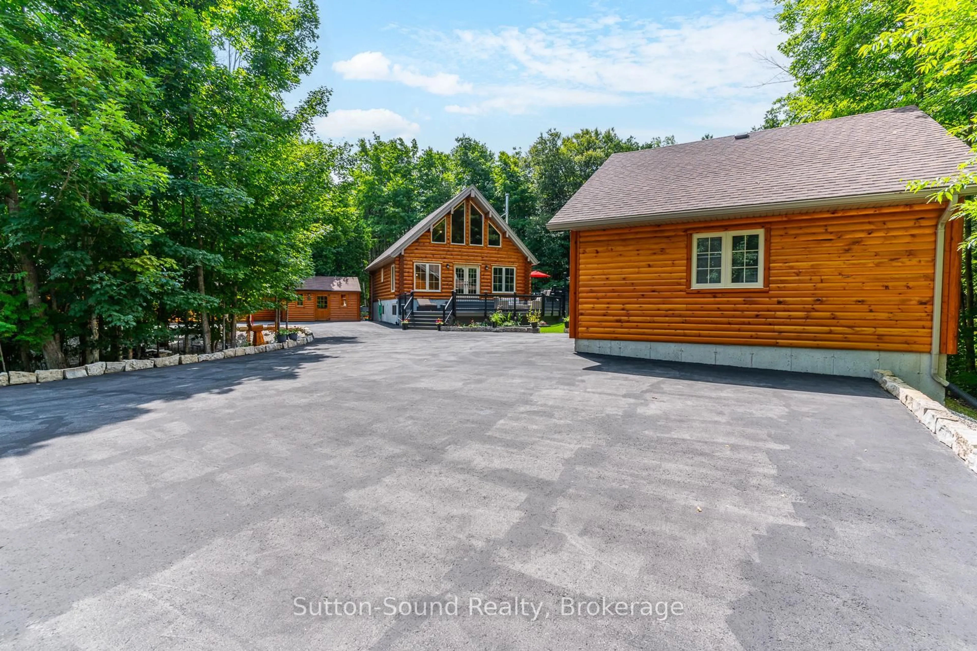 A pic from outside/outdoor area/front of a property/back of a property/a pic from drone, unknown for 20 Sandy Pines Tr, South Bruce Peninsula Ontario N0H 2G0