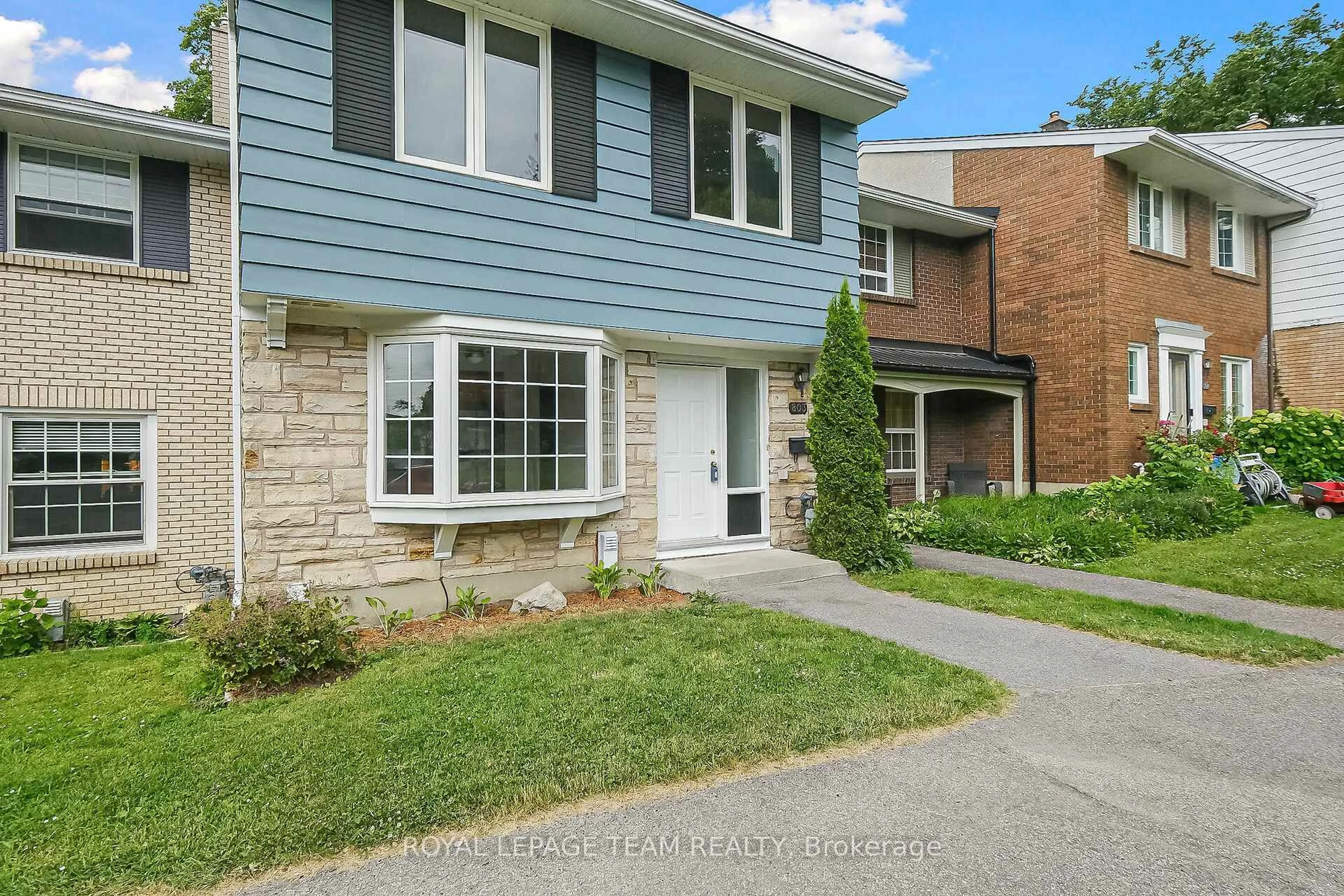 Home with brick exterior material, street for 803 Provost Dr, Ottawa Ontario K1V 6X5