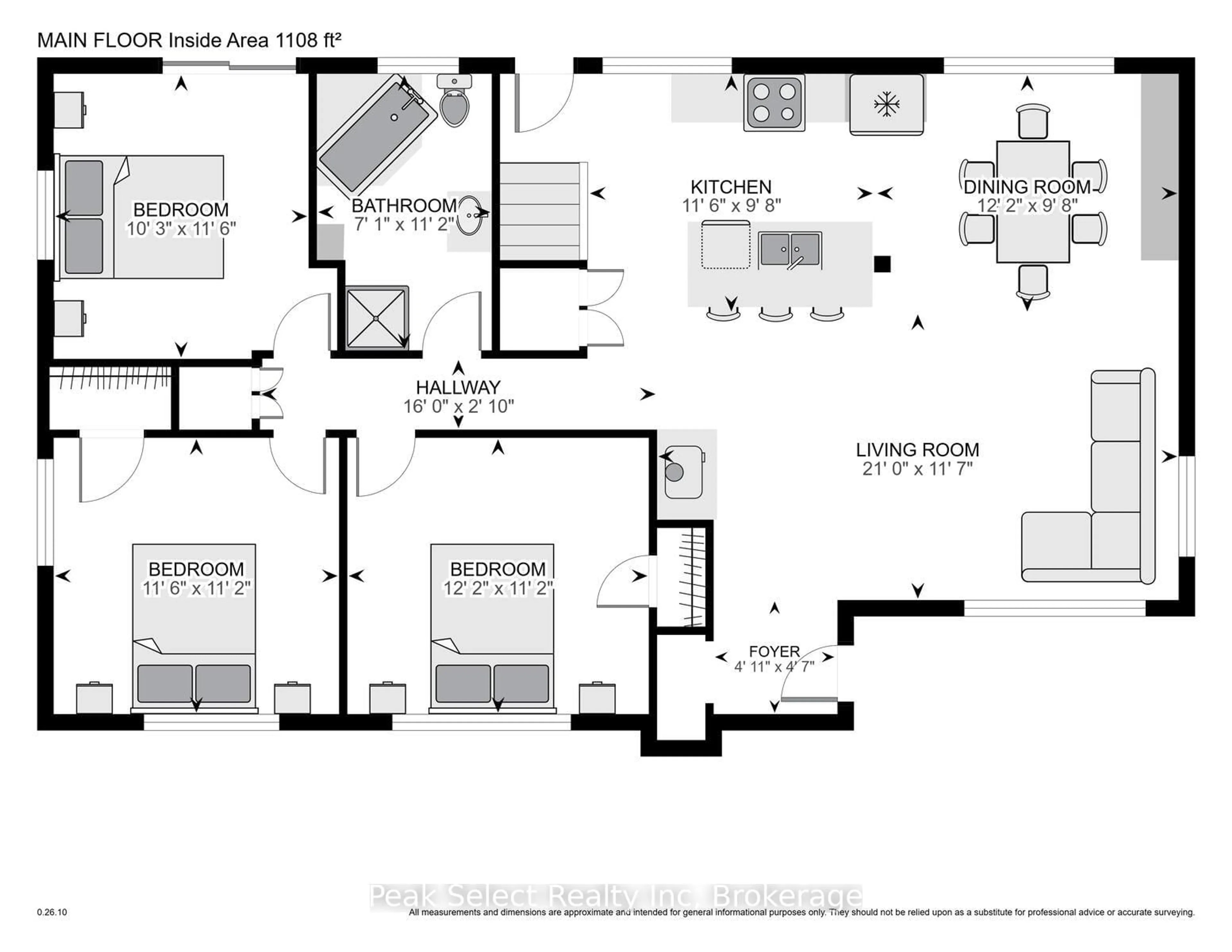 Floor plan for 2822 34 Line, Perth East Ontario N5A 6S5