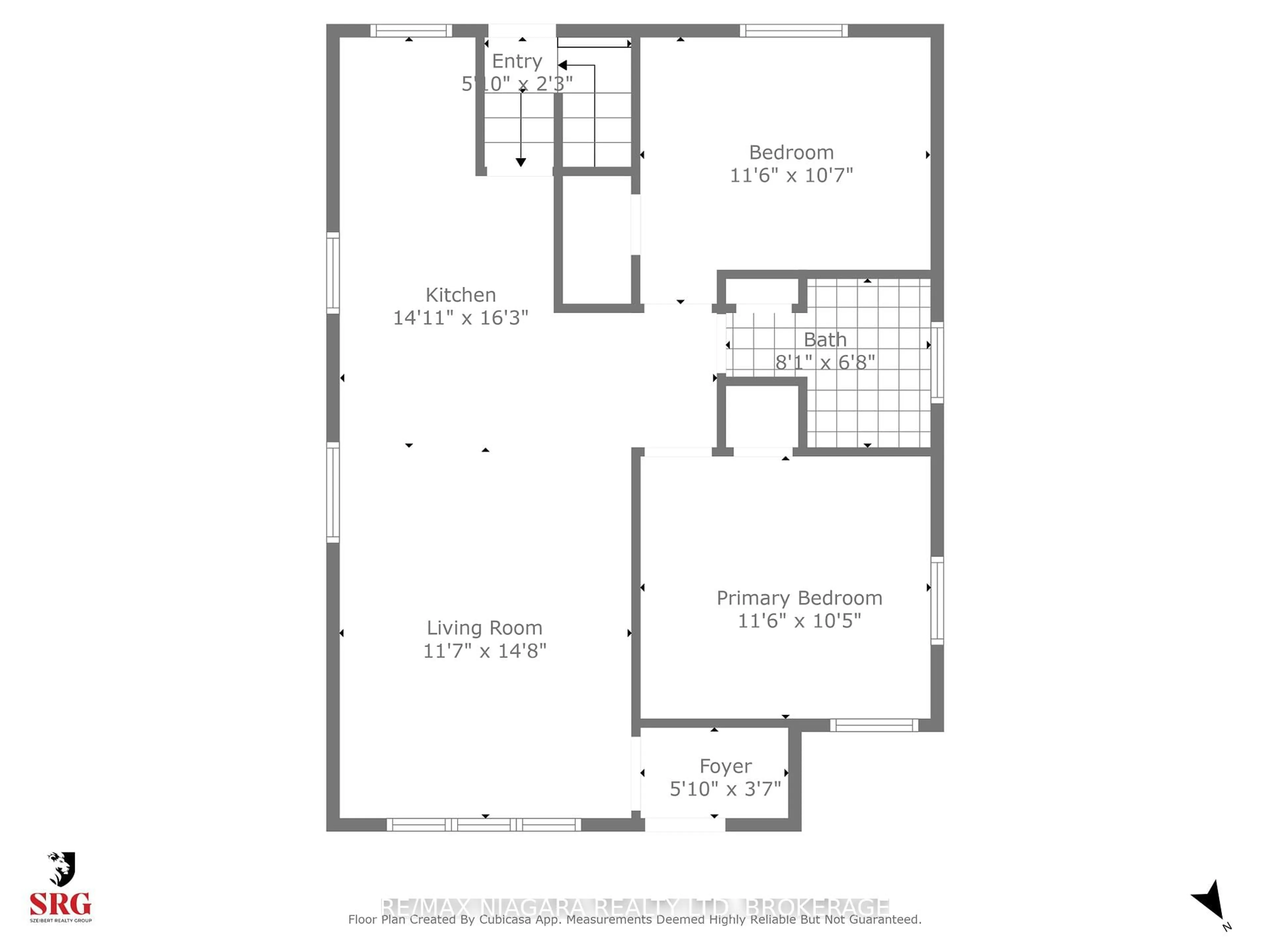 Floor plan for 6140 Collins Dr, Niagara Falls Ontario L2G 2S2