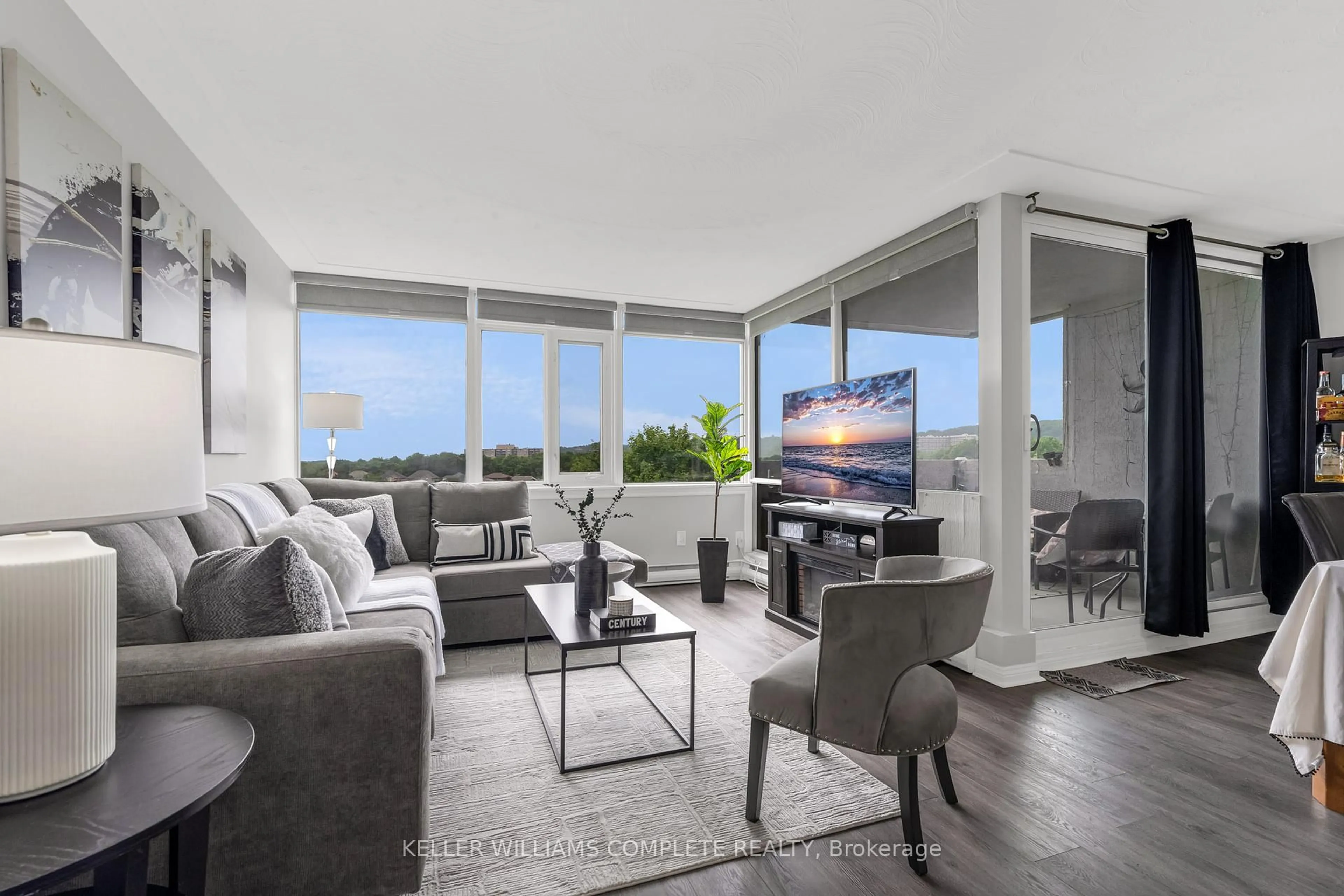 Living room with furniture, unknown for 40 Harrisford St #608, Hamilton Ontario L8K 6N1