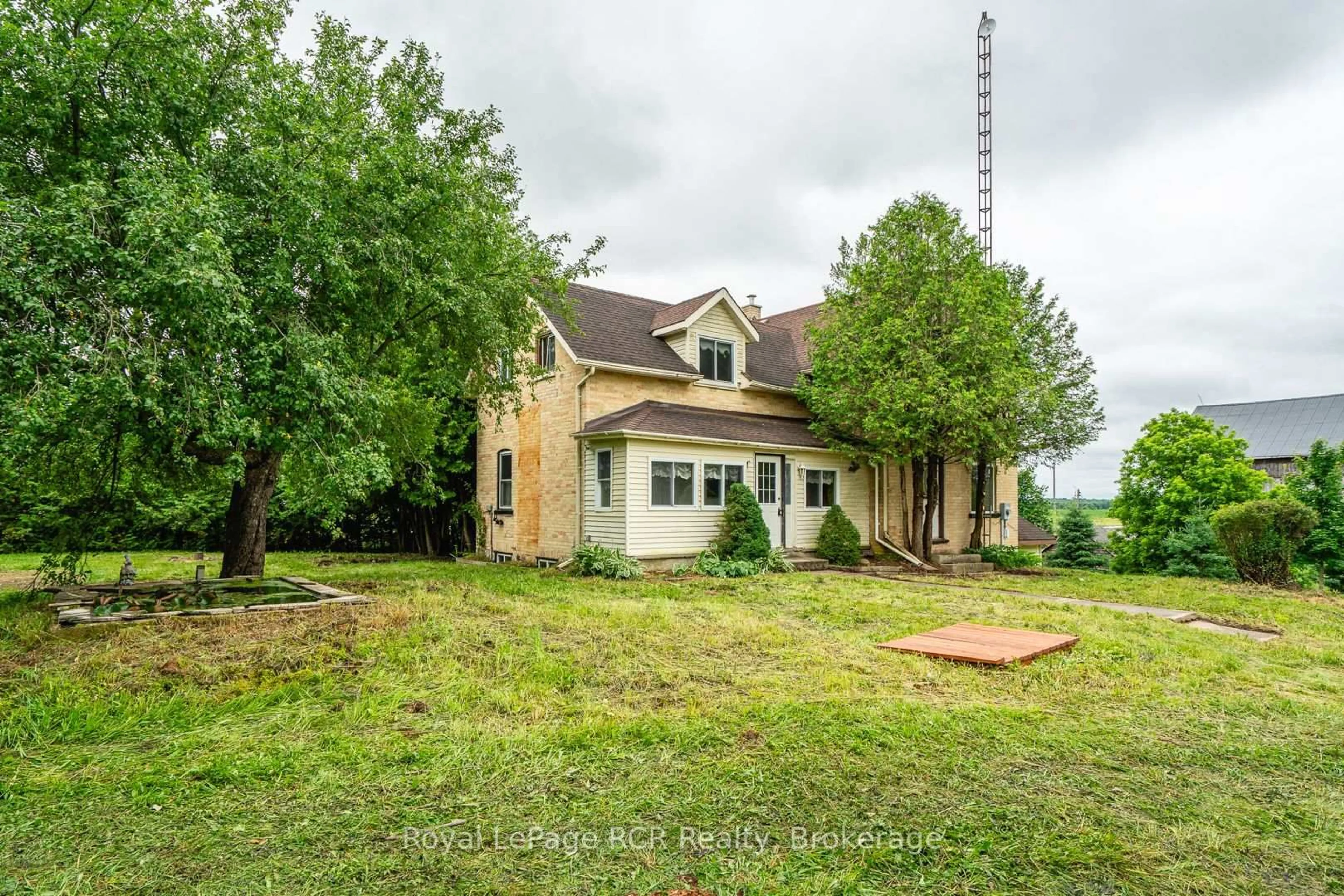 A pic from outside/outdoor area/front of a property/back of a property/a pic from drone, unknown for 422014 Concession 6 NDR, West Grey Ontario N0G 1S0