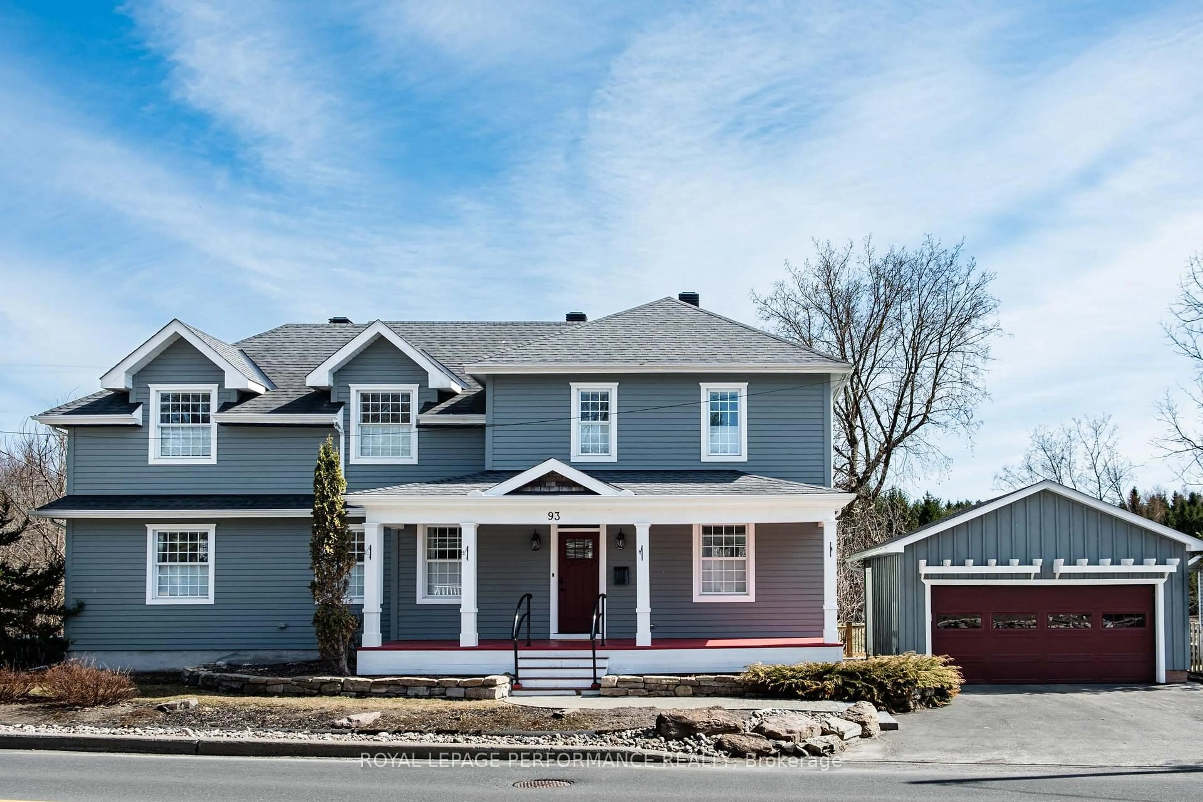 Home with vinyl exterior material, street for 93 Craig St, Russell Ontario K4R 1A2