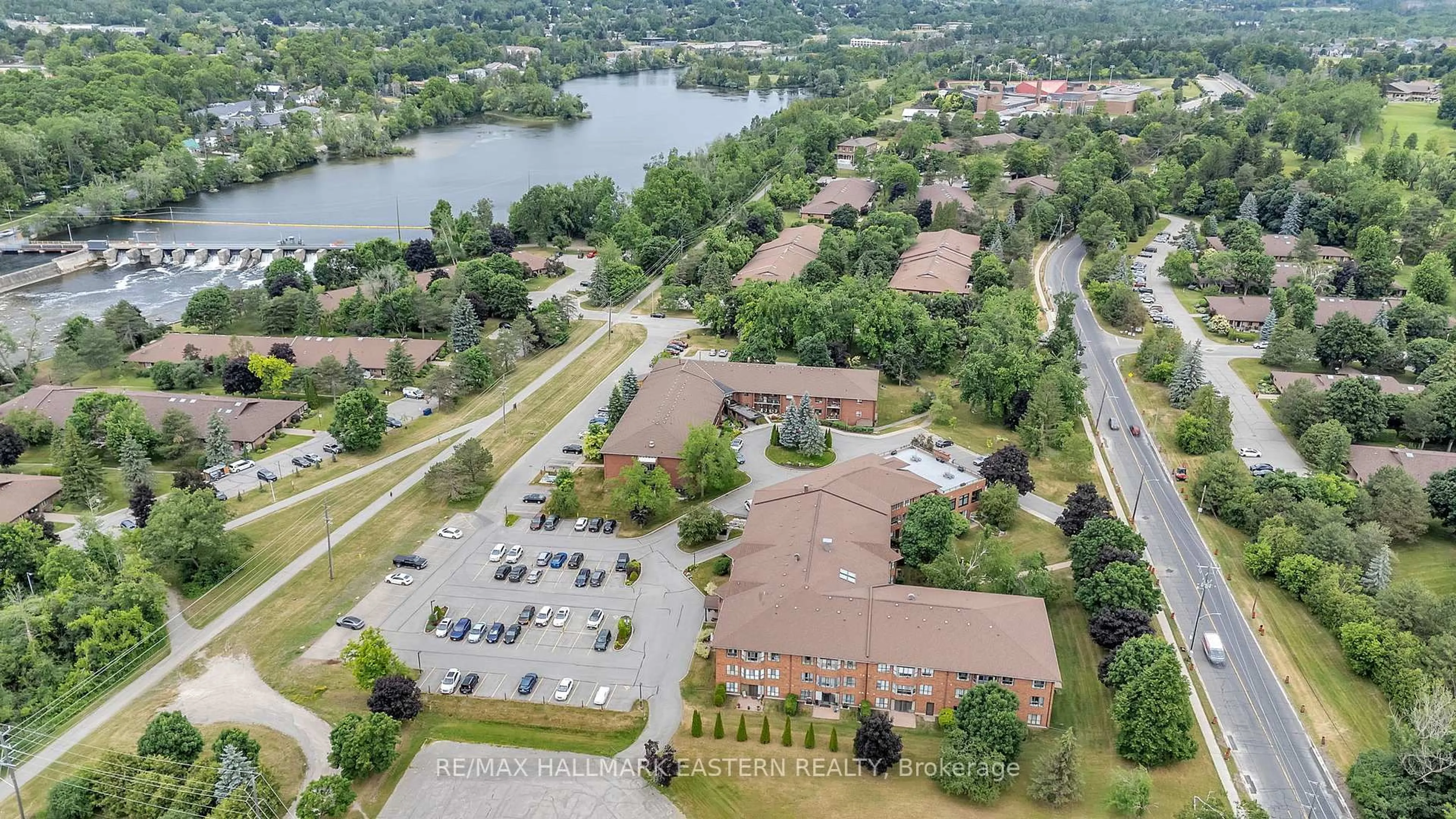 A pic from outside/outdoor area/front of a property/back of a property/a pic from drone, water/lake/river/ocean view for 921 Armour Rd, Peterborough East Ontario K9H 7K5