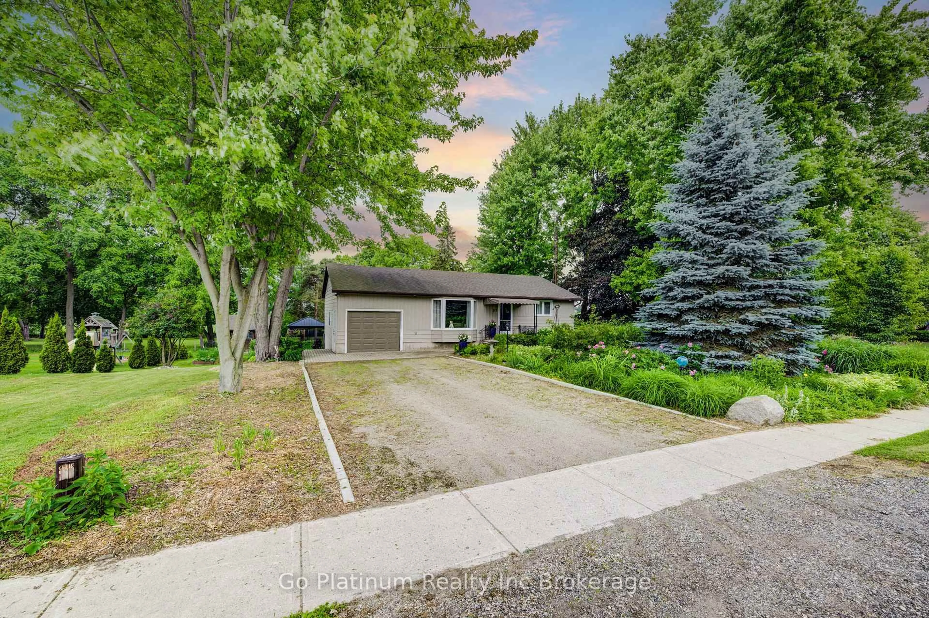 A pic from outside/outdoor area/front of a property/back of a property/a pic from drone, street for 99 Baird St, Blandford-Blenheim Ontario N0J 1B0